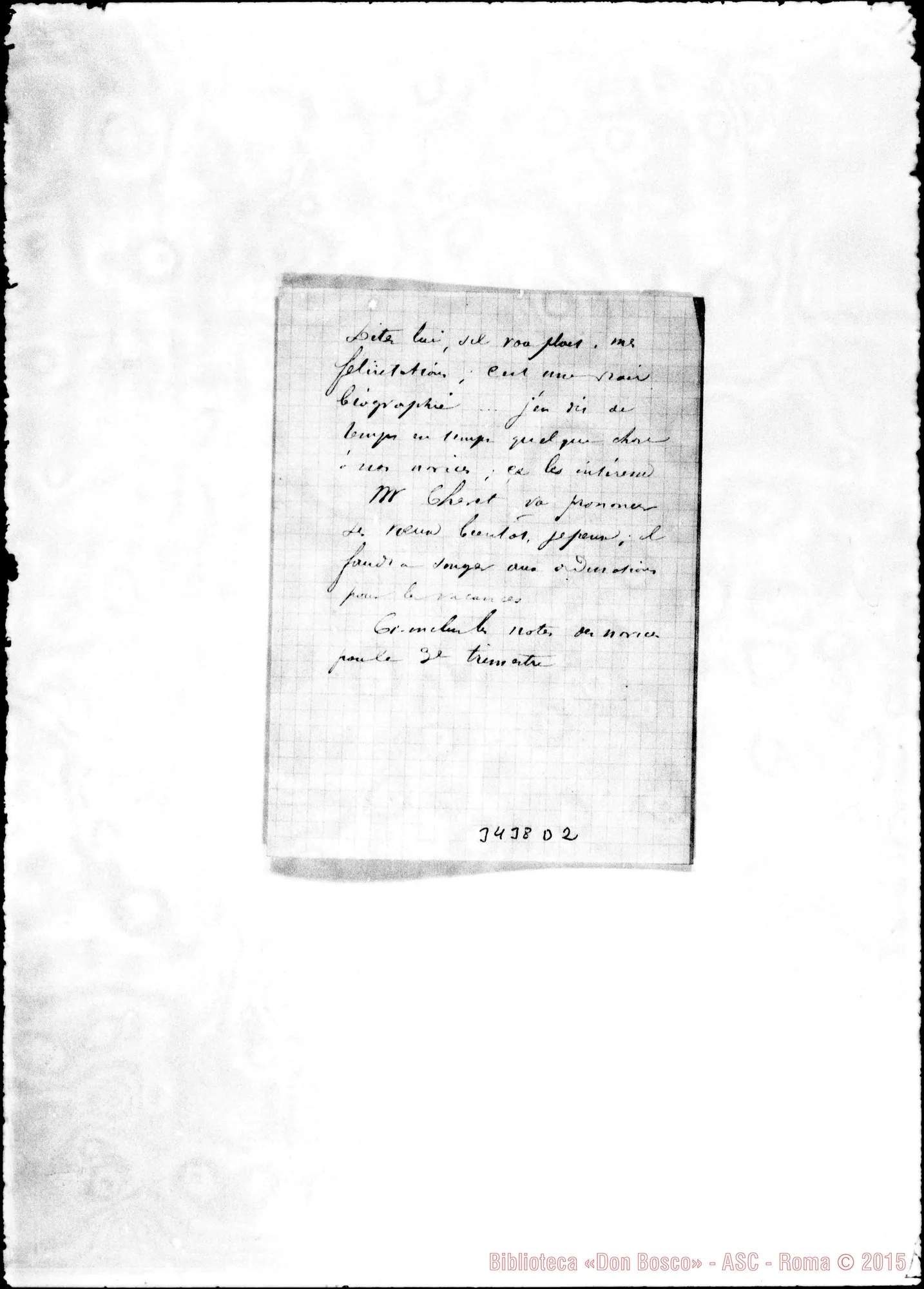 Fotogramma D 2 — Don Févre Giov. Batt.-Don Rua. Rueil, 24-07-1899