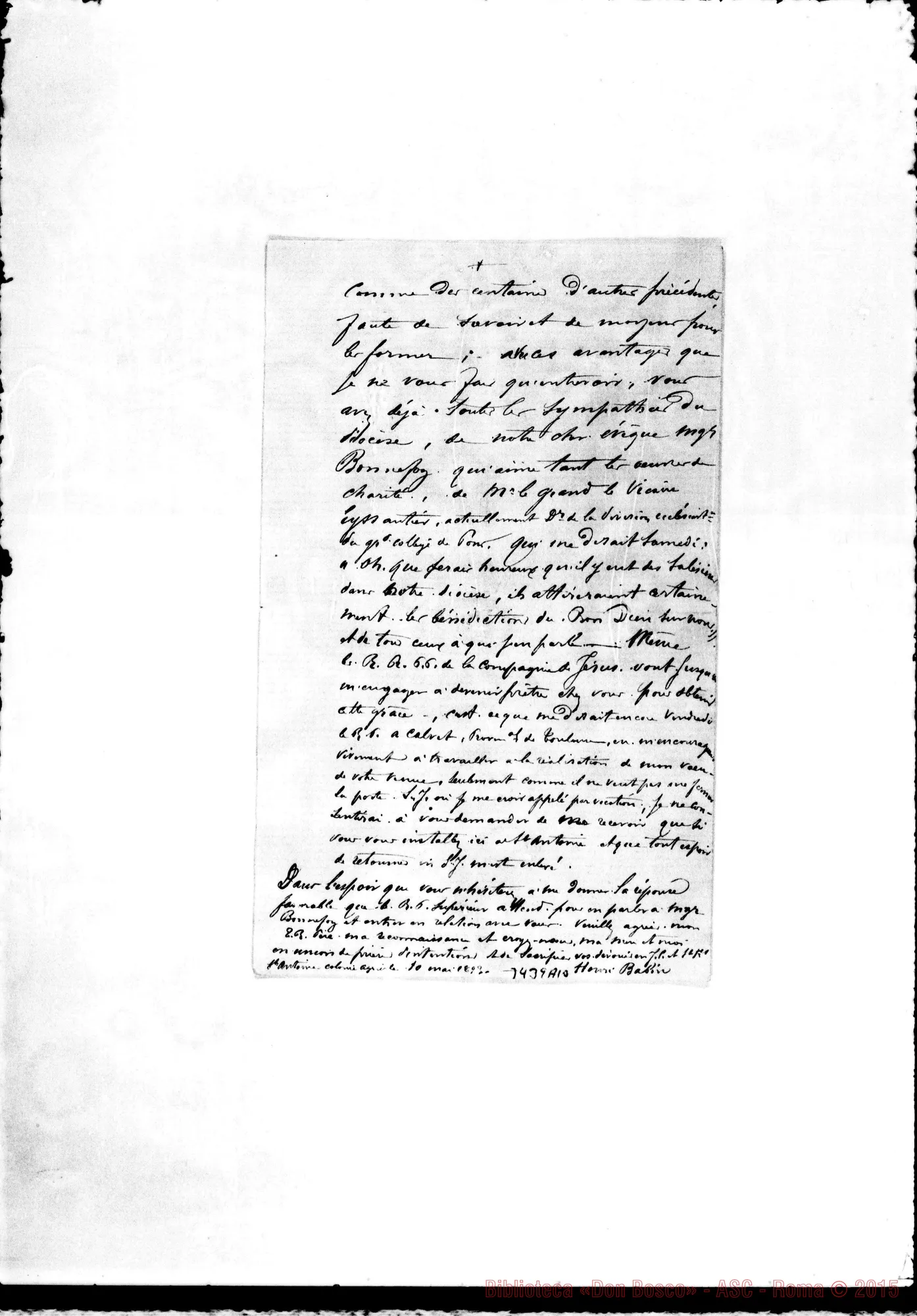 Fotogramma A 10 — Saint Genis: Henri Babin-Révérend Père. Saint Antoine, 10-05-1893