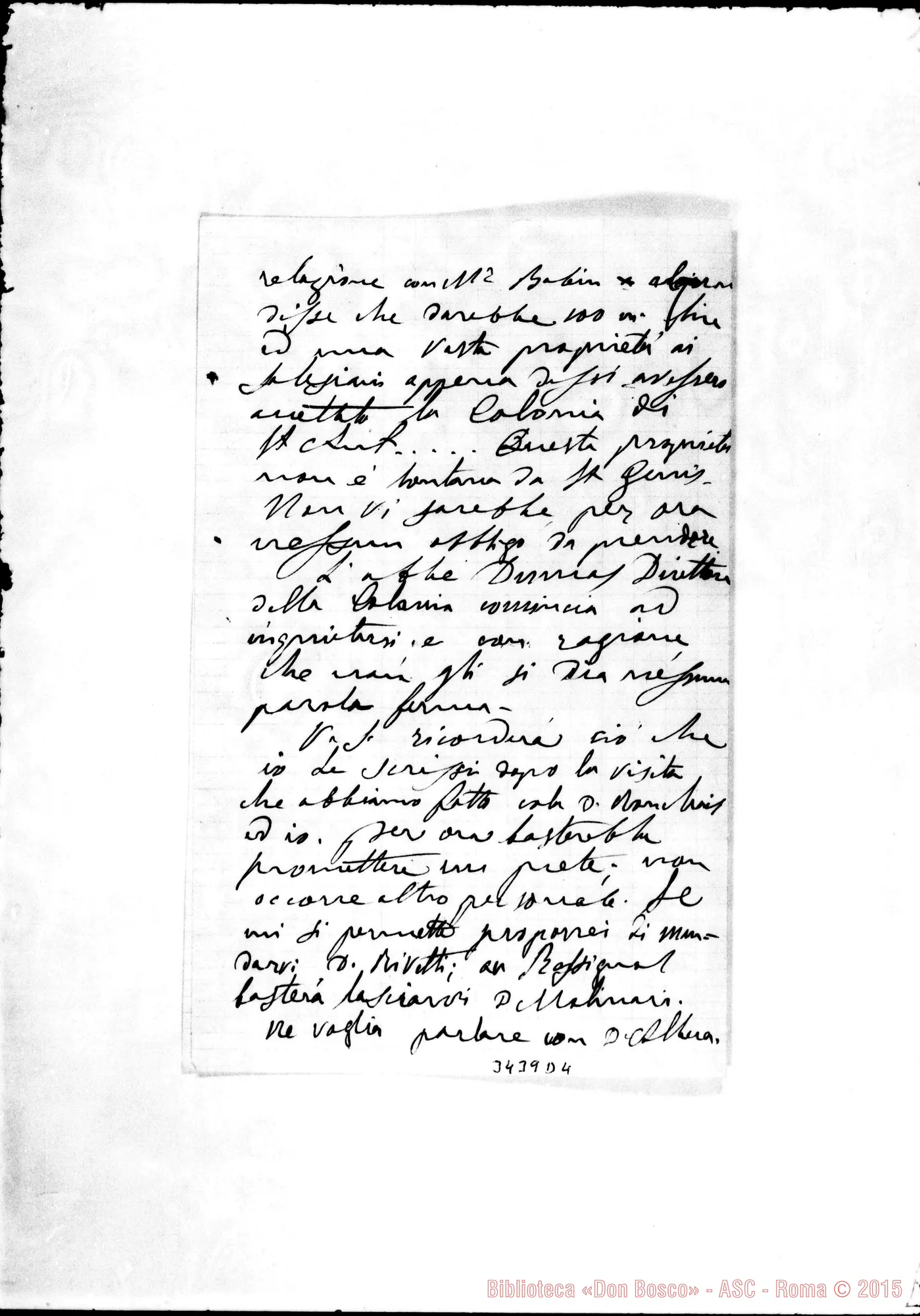Fotogramma D 4 — Don Bologna-Don Durando. Marseille, 26-10-1896 Autogr. Rua All. lett. di Babin