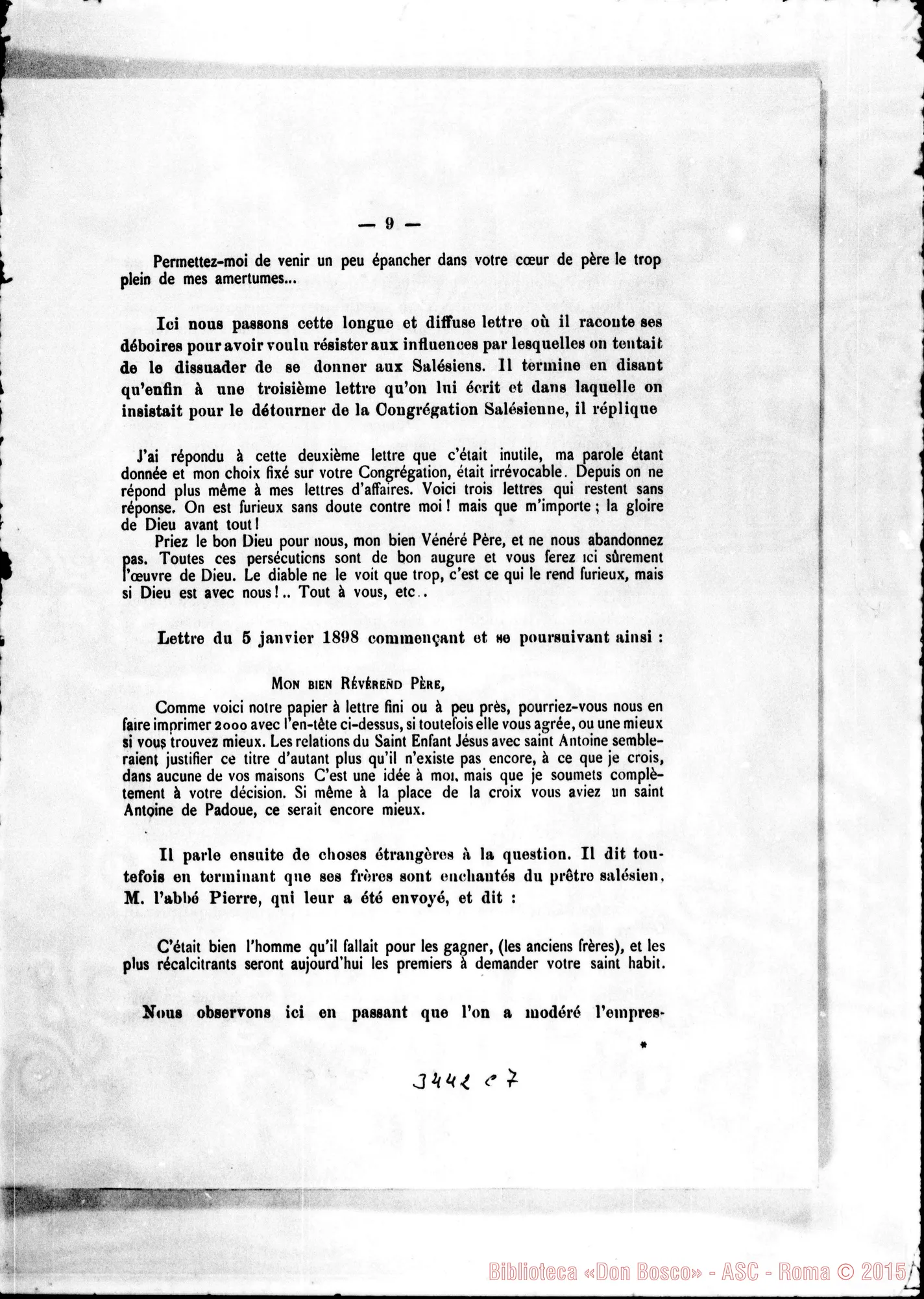Fotogramma C 7 — Convenzione: estratto