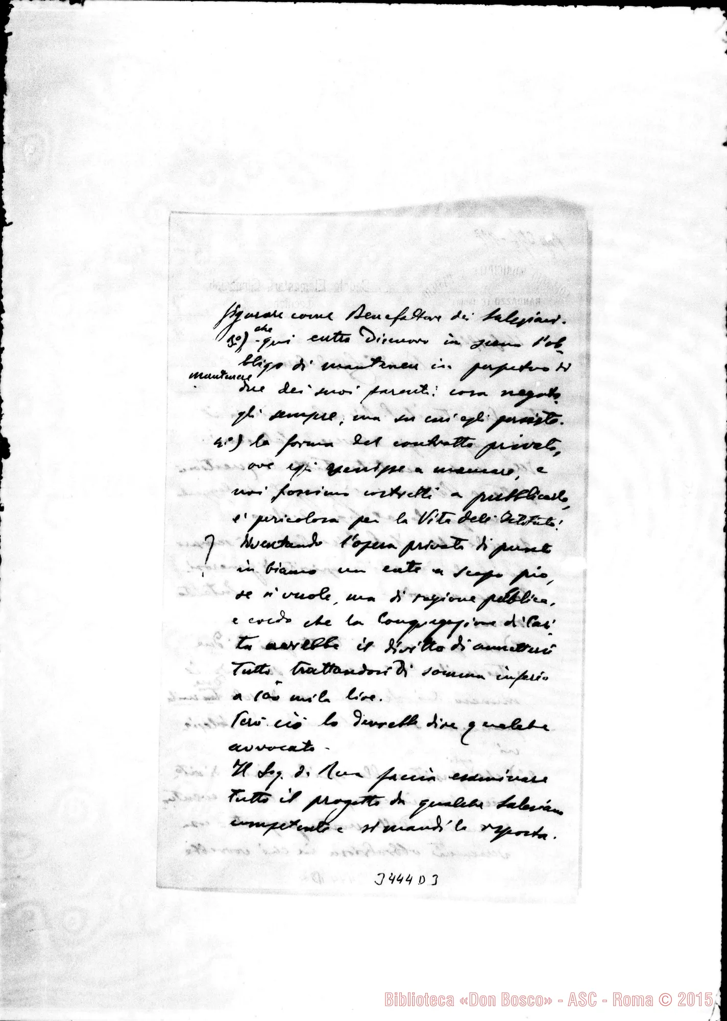 Fotogramma D 3 — Don Piccollo-Don Cerruti. Randazzo, 16-05-1907