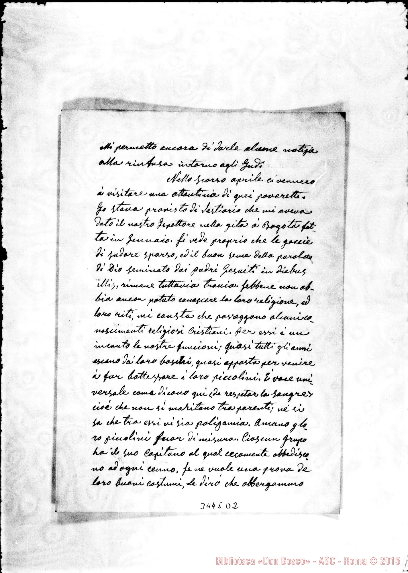 Fotogramma D 2 — Don Leopoldo Ferrari-Don Belmonte. San Martino, 9-05-1897