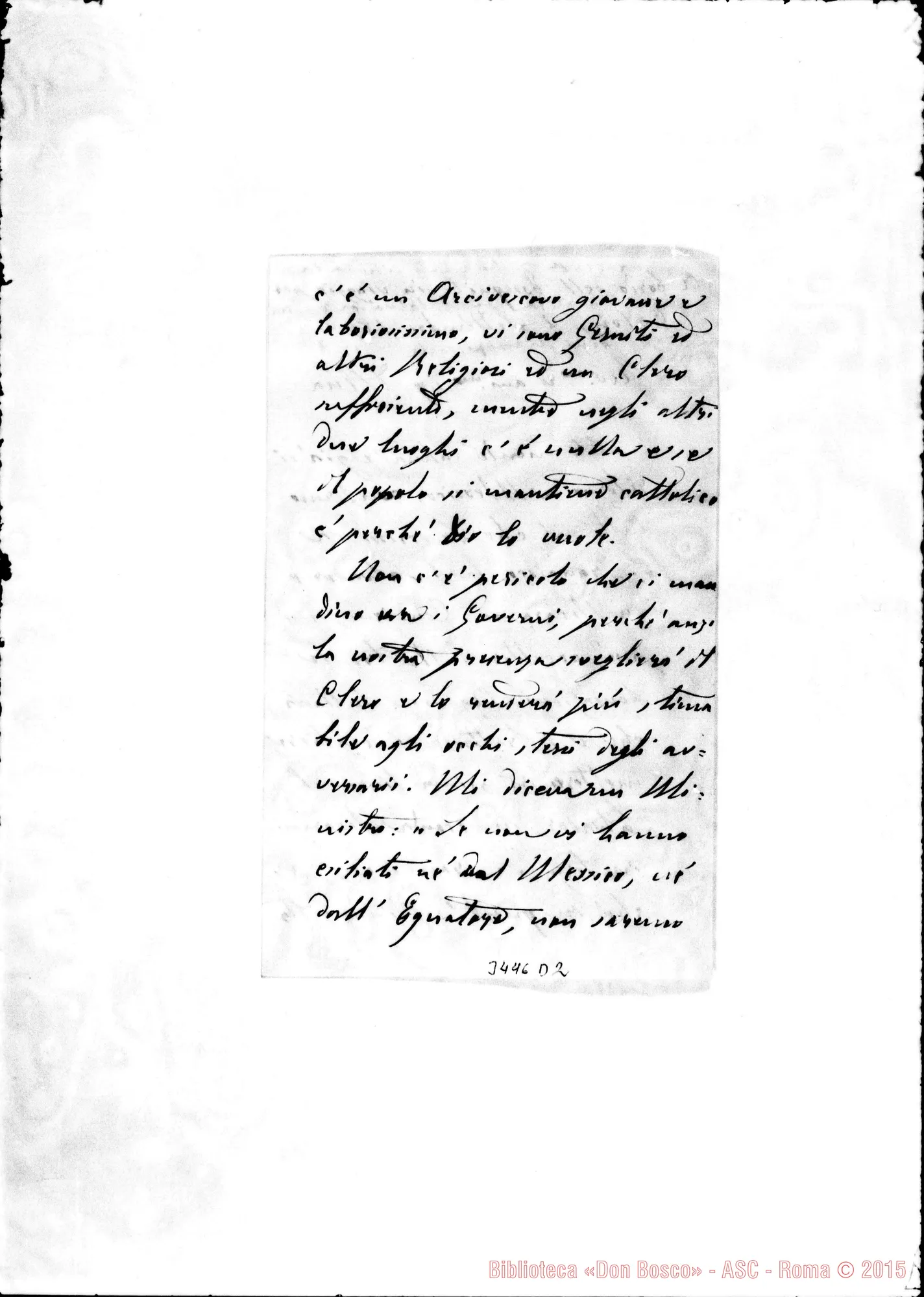 Fotogramma D 2 — Don Piccono-Don Rua. Colón, 2-11-1896