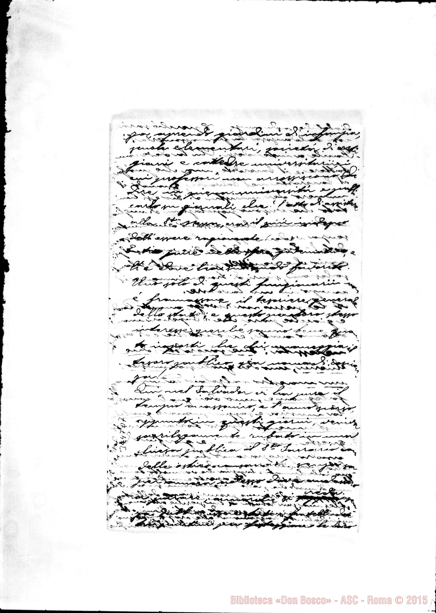 Fotogramma D 7 — Don Giuseppe Misieri-Rev.do Padre. S. Salvador, 28-06-1899