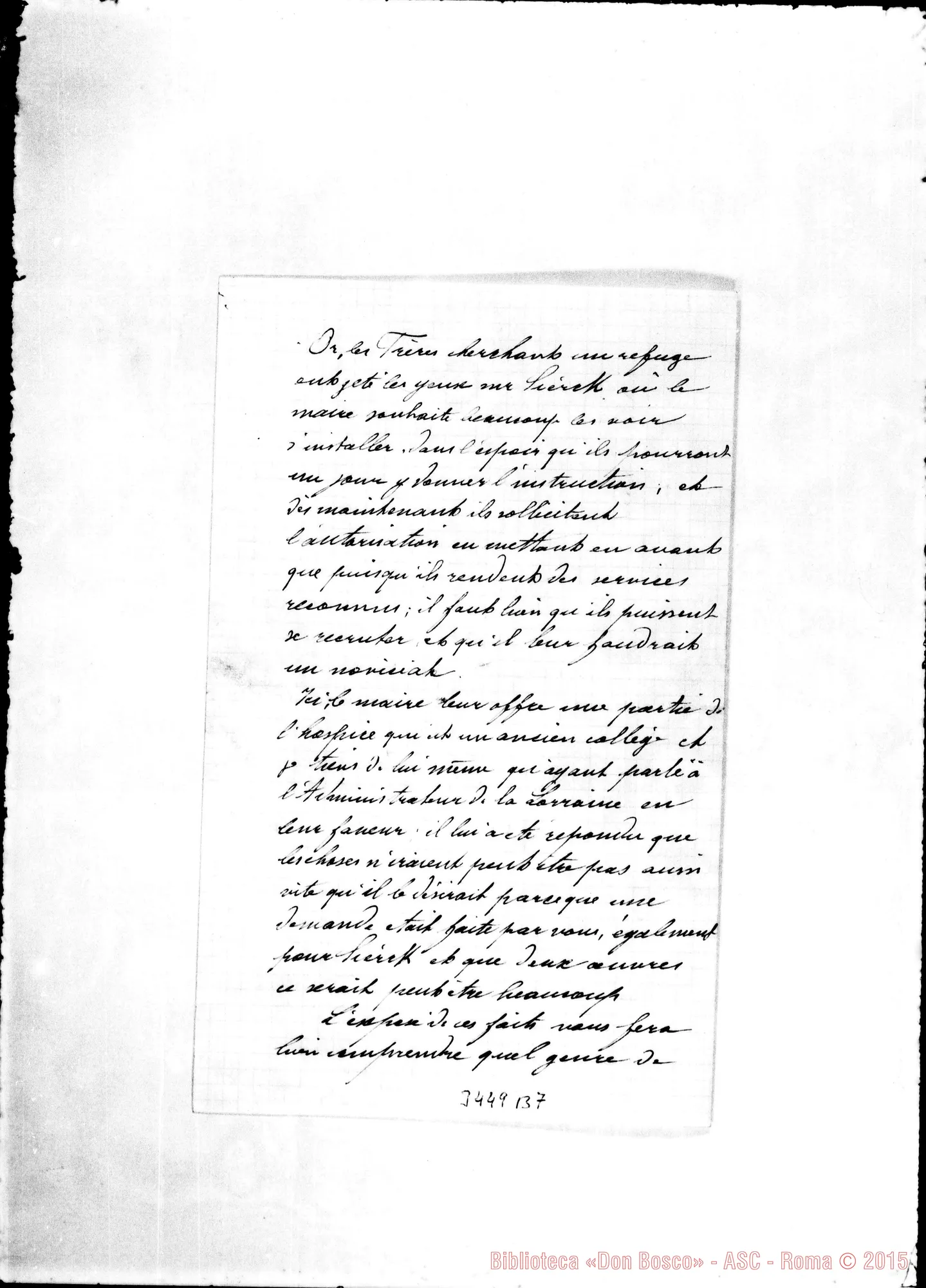 Fotogramma B 7 — Adeline Person-Révérend Père. Sierck il 20-02-1904