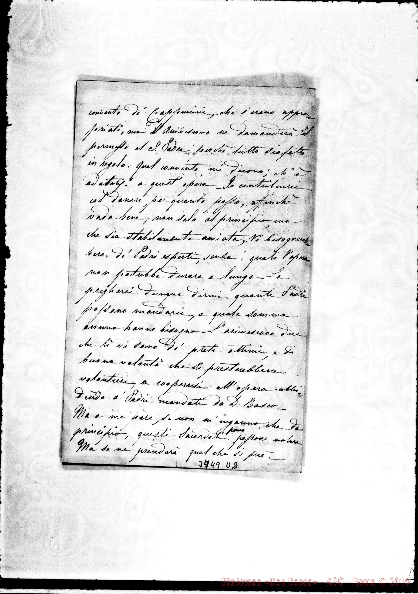 Fotogramma D 2 — Maria Carmela Gargallo, march.-Don Ronchail. Napoli, 4-11-1879