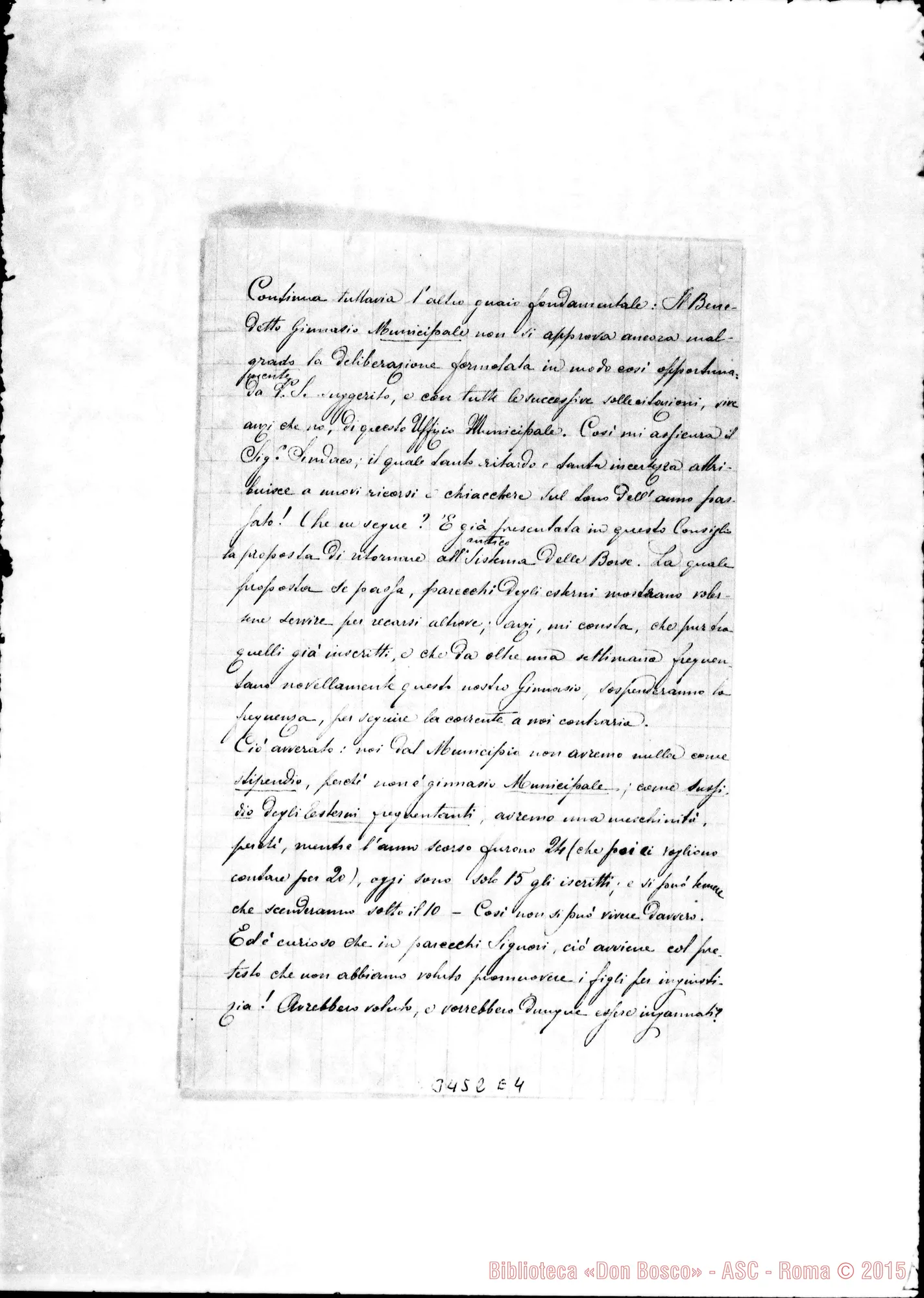 Fotogramma E 4 — Don Giuseppe Daghero-Comm. Alessandro Narducci, il 13-10-1890
