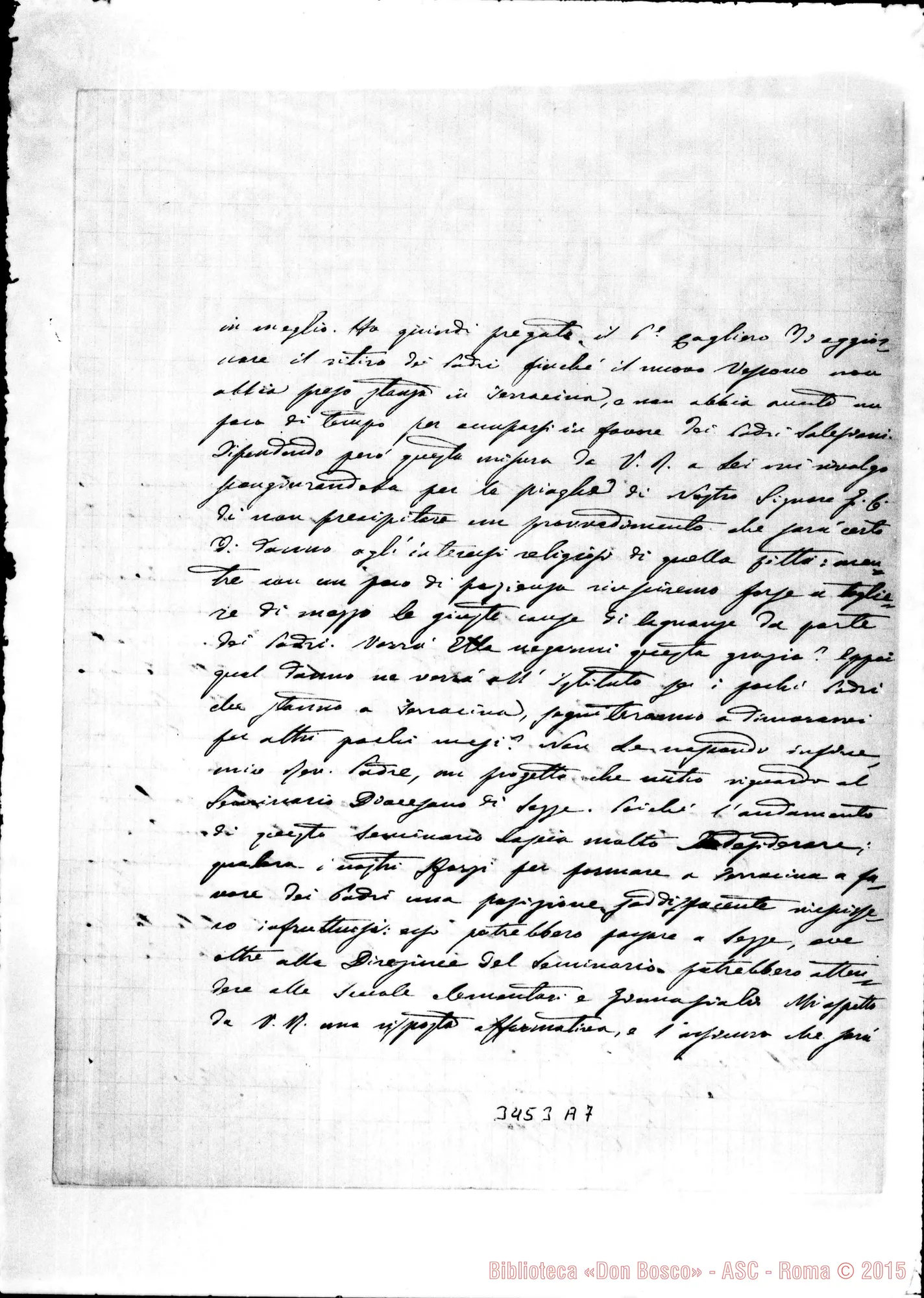 Fotogramma A 7 — Carlo Emilio Bergamaschi, vesc. di Terracina-Don Rua, il 17-08-1893