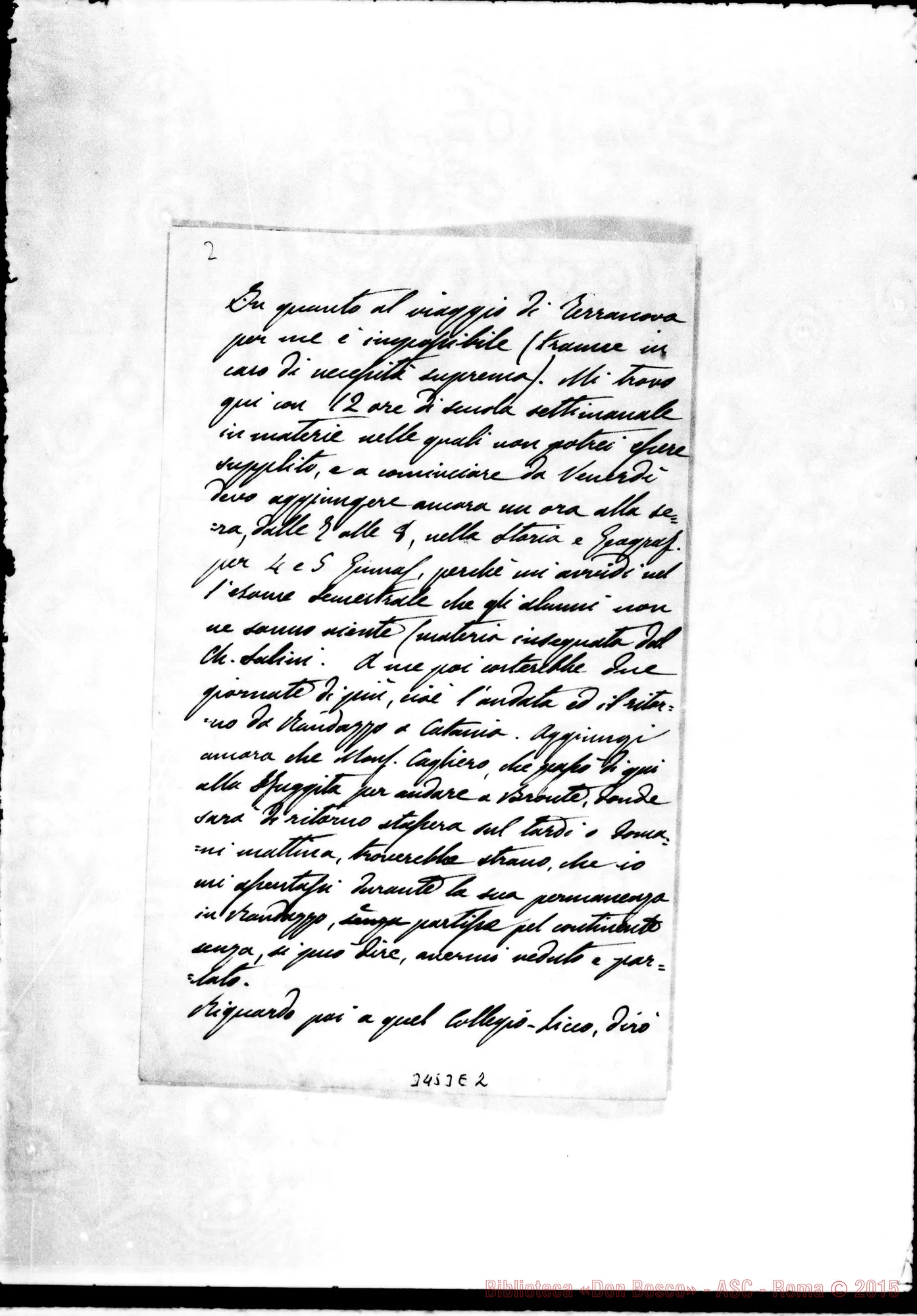 Fotogramma E 2 — Don Guidazio-Don Chiesa. Randazzo, 12-04-1892
