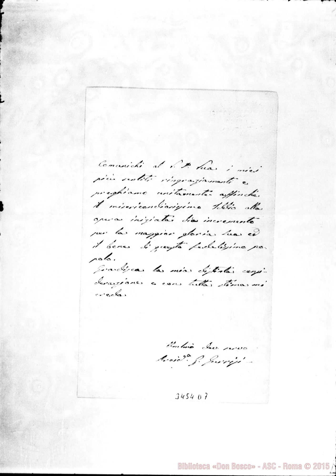 Fotogramma D 7 — Arcidiacono Gurrisi-Rev.mo Sig. Terranova, 15-06-1896