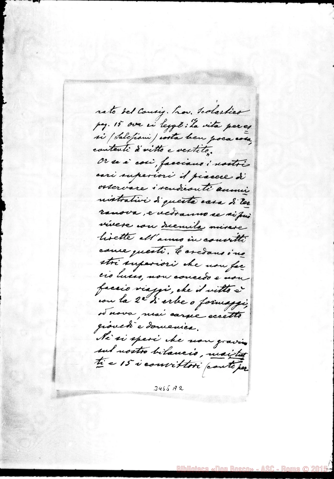 Fotogramma A 2 — Don Domenico Ercolini-Don Durando. Terranova, 28-06-1901