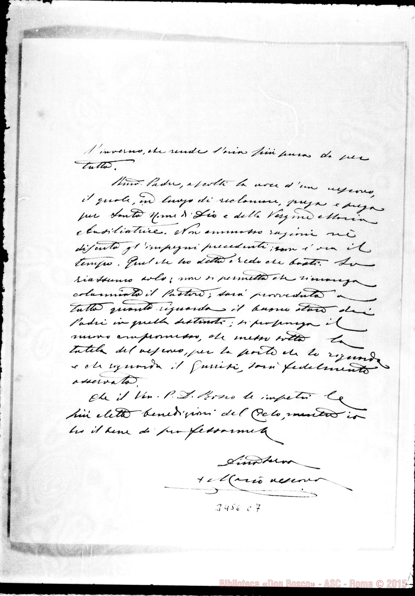 Fotogramma C 7 — Mario Sturzo, vesc. di Piazza-Rev.mo Padre. Piazza, 7-11-1908