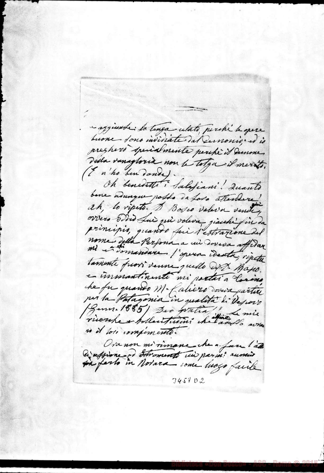 Fotogramma D 2 — Gerolomina Moro-Don Rua. Trecate, 3-09-1891