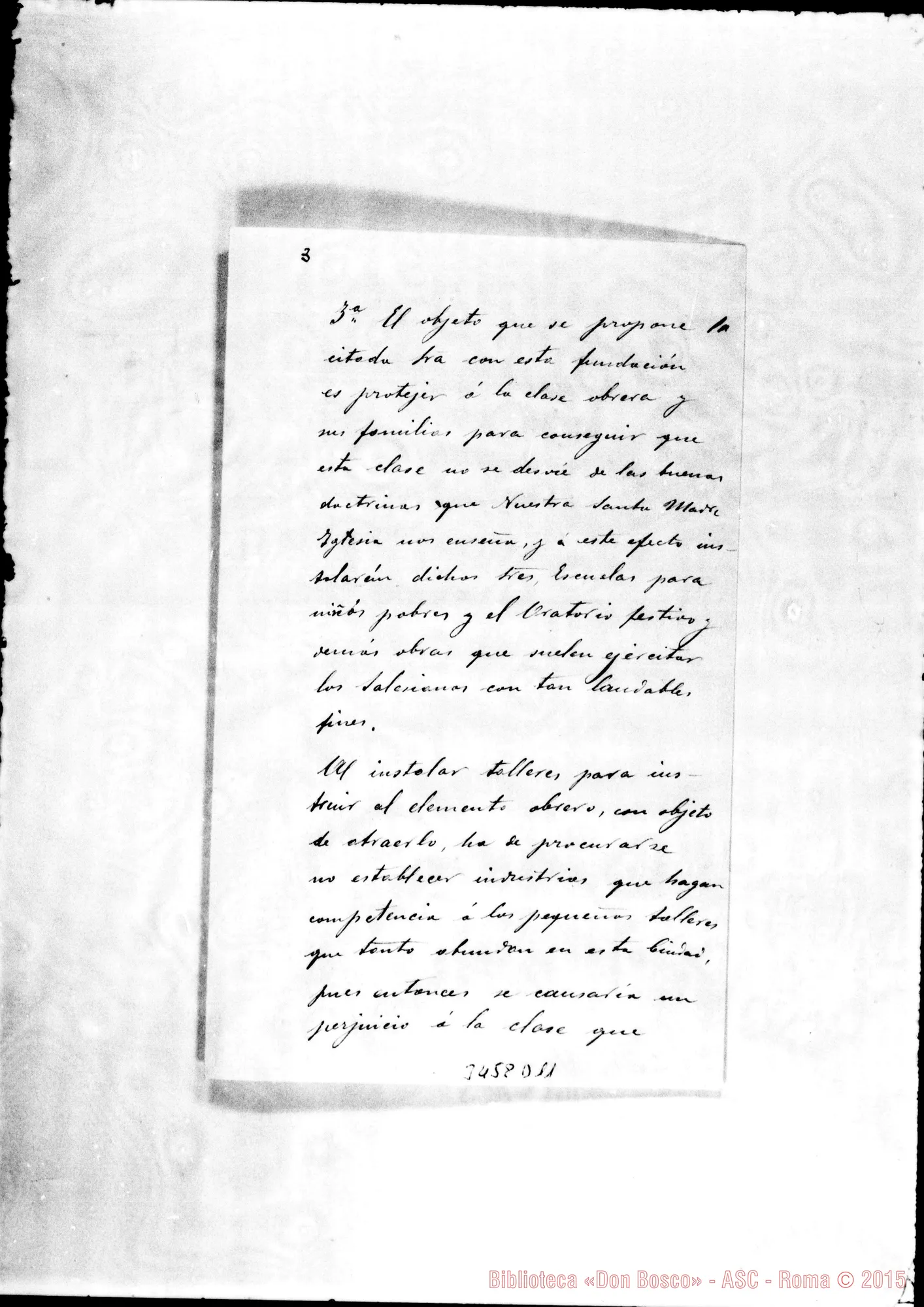 Fotogramma D 11 — Condizioni imposte dalla signora Felicia de Olave. 31-01-1902