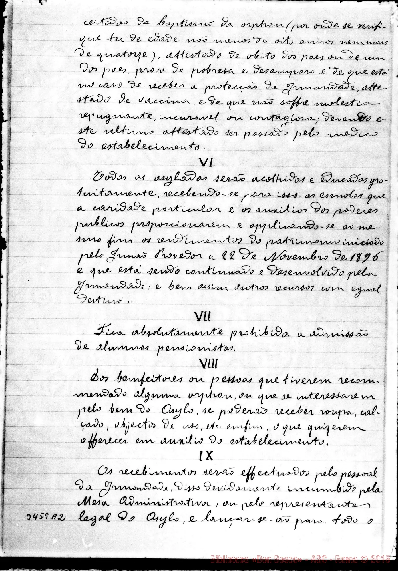 Fotogramma A 2 — Ypiranga: Contratto. Saô Paulo, 30-12-1899. Copia