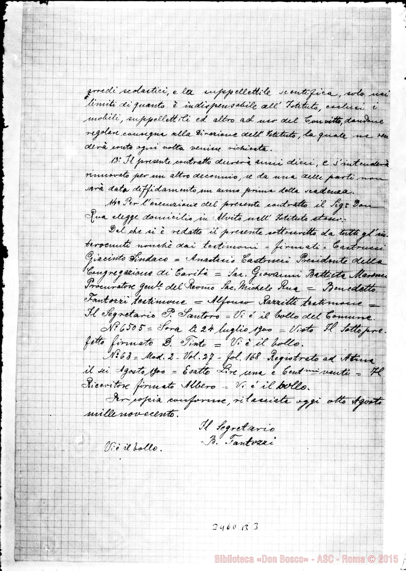 Fotogramma B 3 — Copia della convenzione