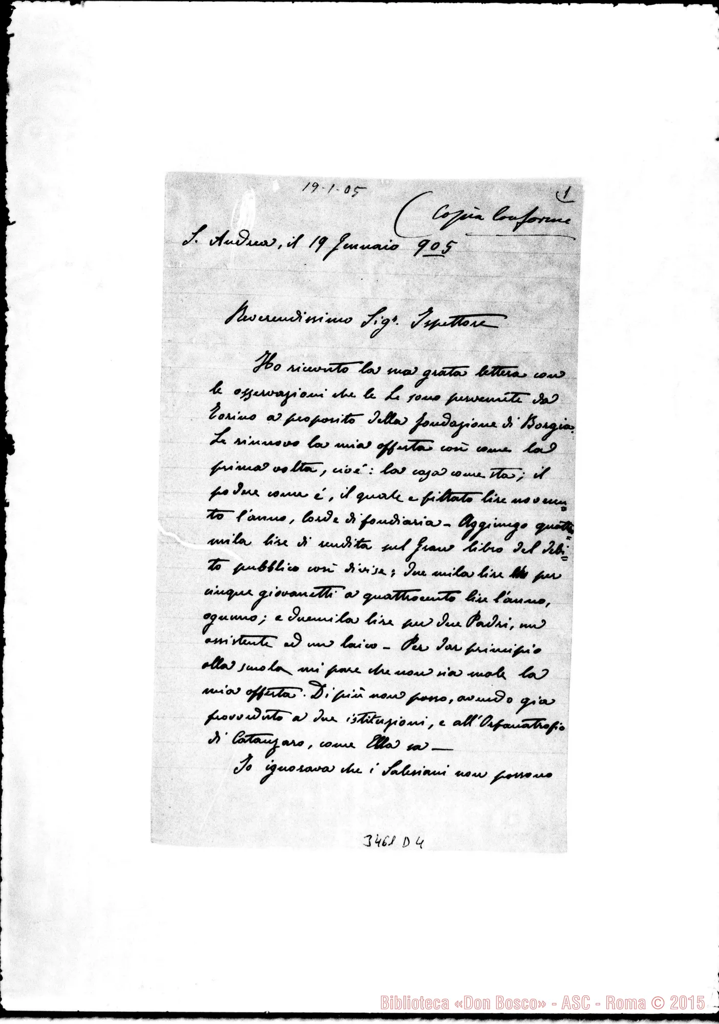 Fotogramma D 4 — Baronessa Scoppa-Ispettore. San Andrea, 19-01-1905 Copia