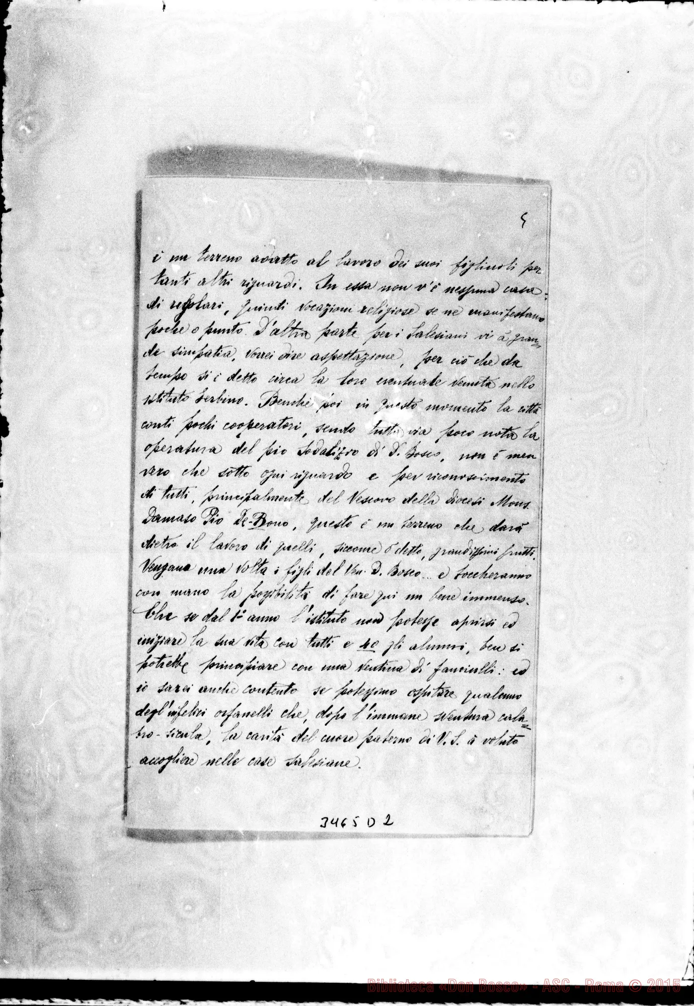 Fotogramma D 2 — Can. Giacomo Caristia-Don Rua. Caltagirone, 6-05-1909