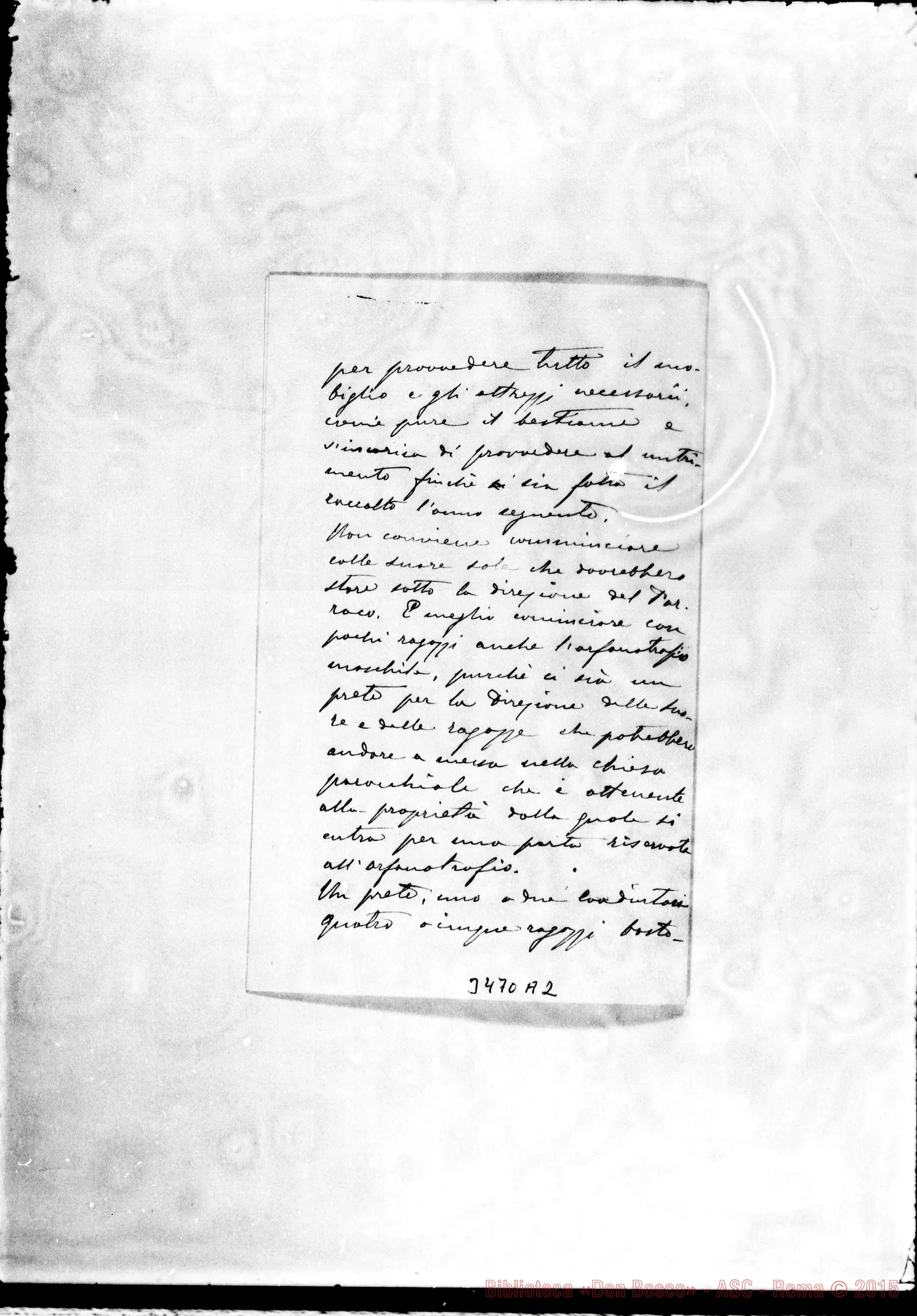 Fotogramma A 2 — Don Ronchail Giuseppe-Don Durando. Paris, 7-04-1897