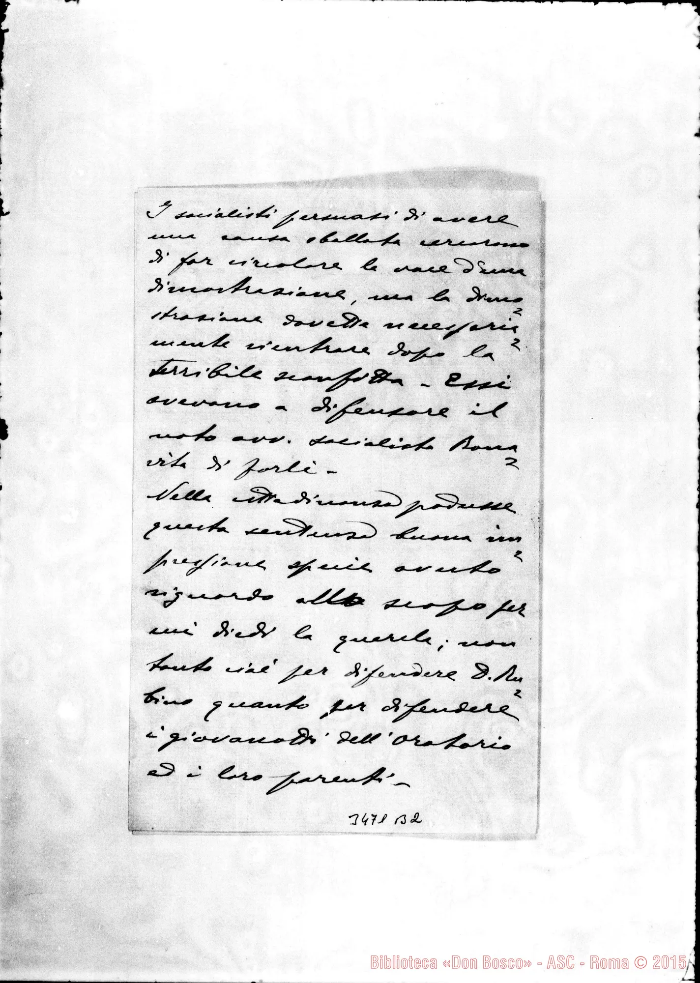 Fotogramma B 2 — Don Rubino-Don Rinaldi. Comacchio, 15-01-1908