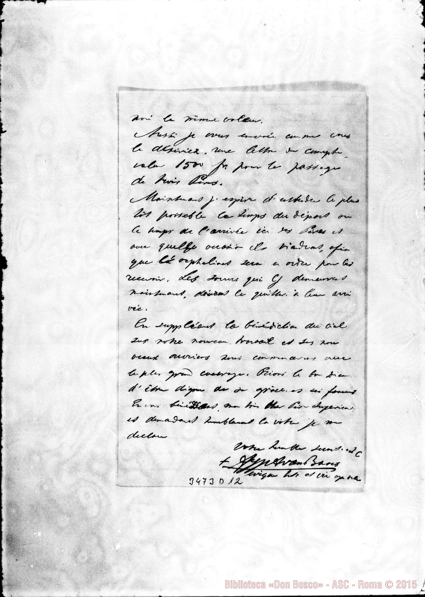 Fotogramma D 12 — Ambrogio van Baars, vesc.-Révérend Père. Curaçao, 20-09-1897