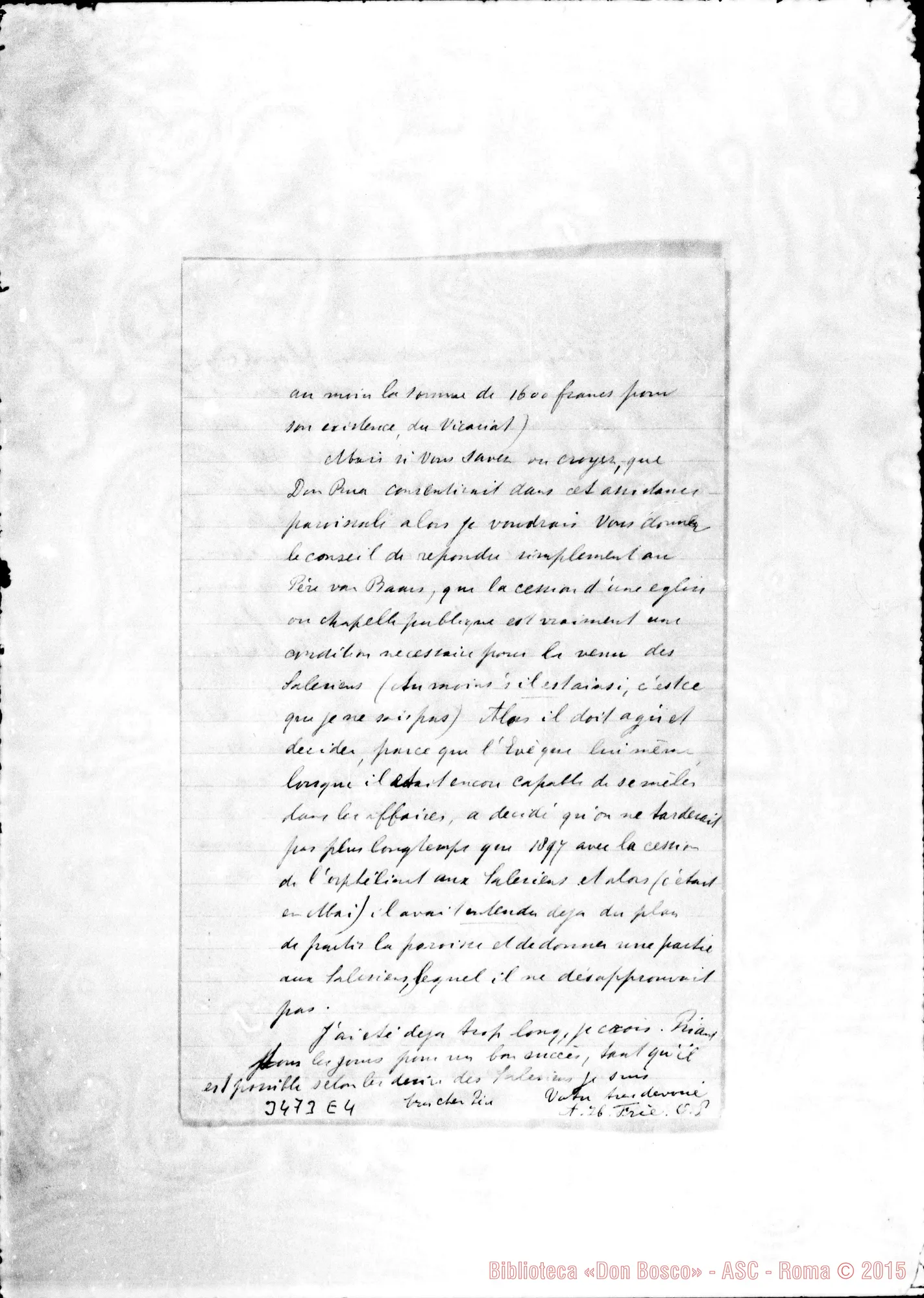 Fotogramma E 4 — A.H. Frie O.P.-Révérend Père. Curaçao, 29-09-1897
