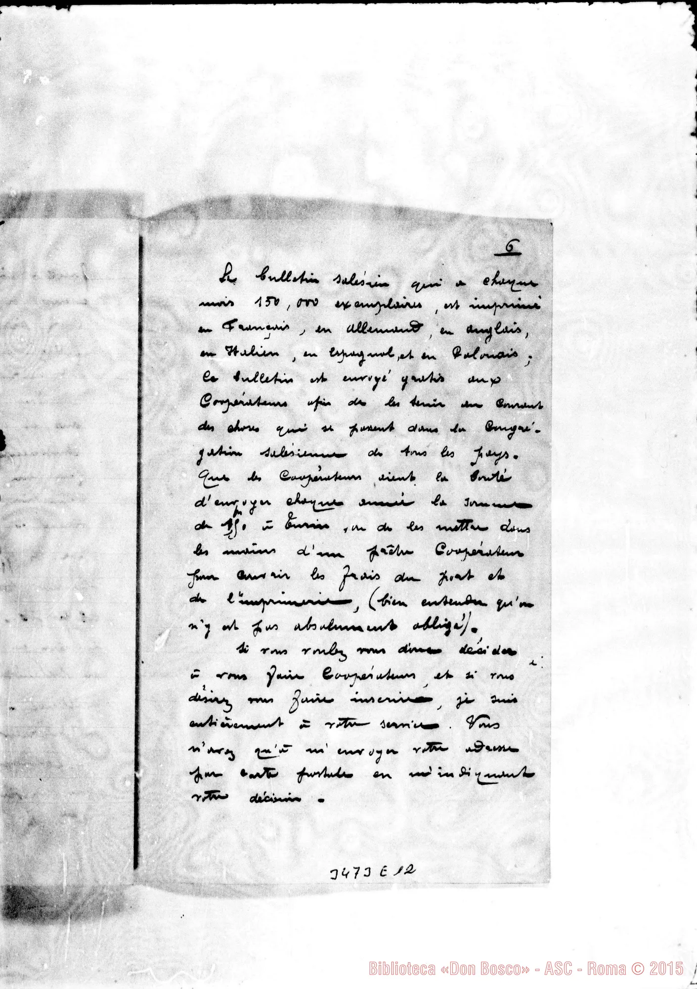 Fotogramma E 12 — A.H. Frie O.P.: relazione. Curaçao, 30-10-1897