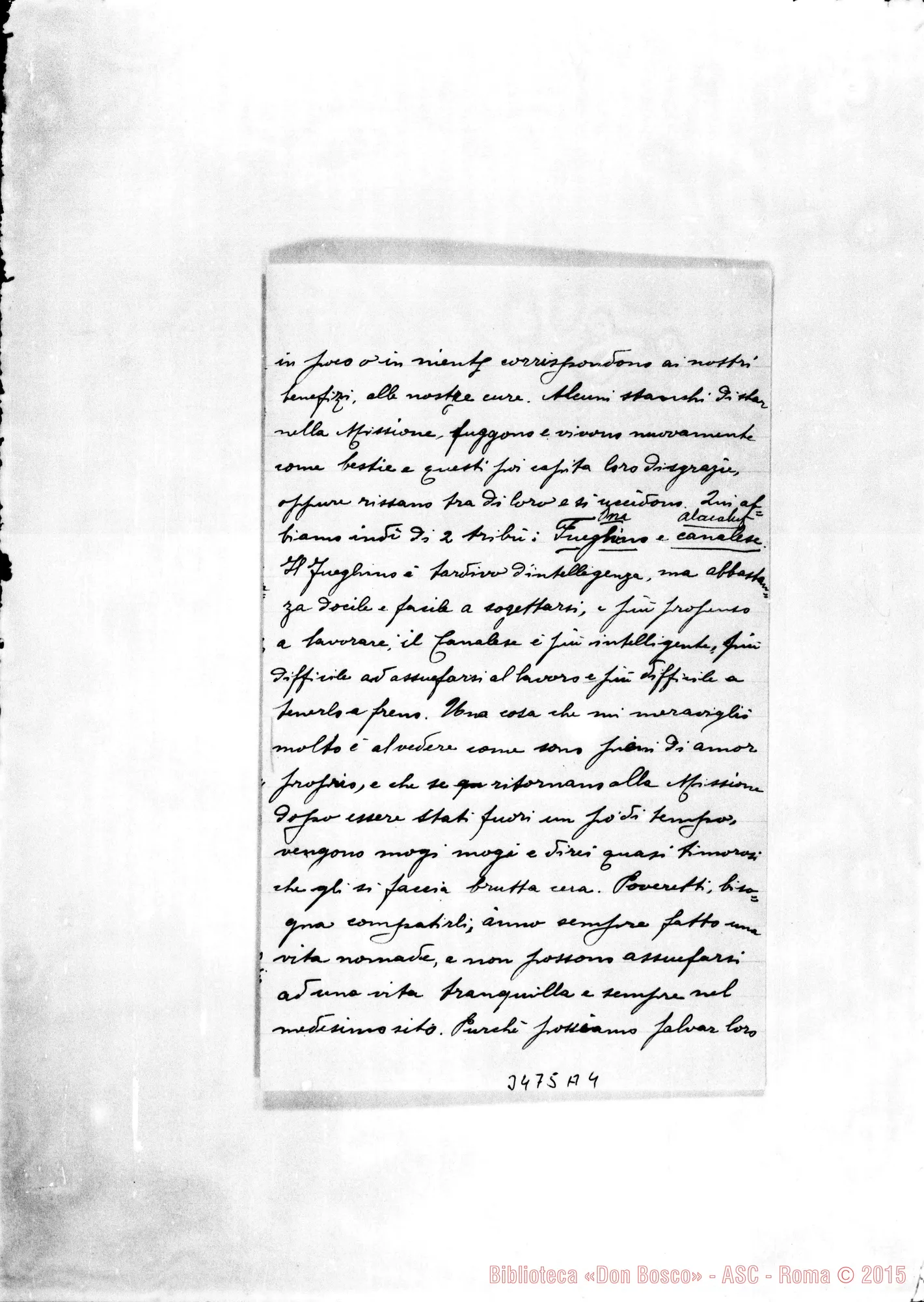 Fotogramma A 4 — Coad. Asvini Giovanni-Don Lazzero. Dawson, 19-02-1903