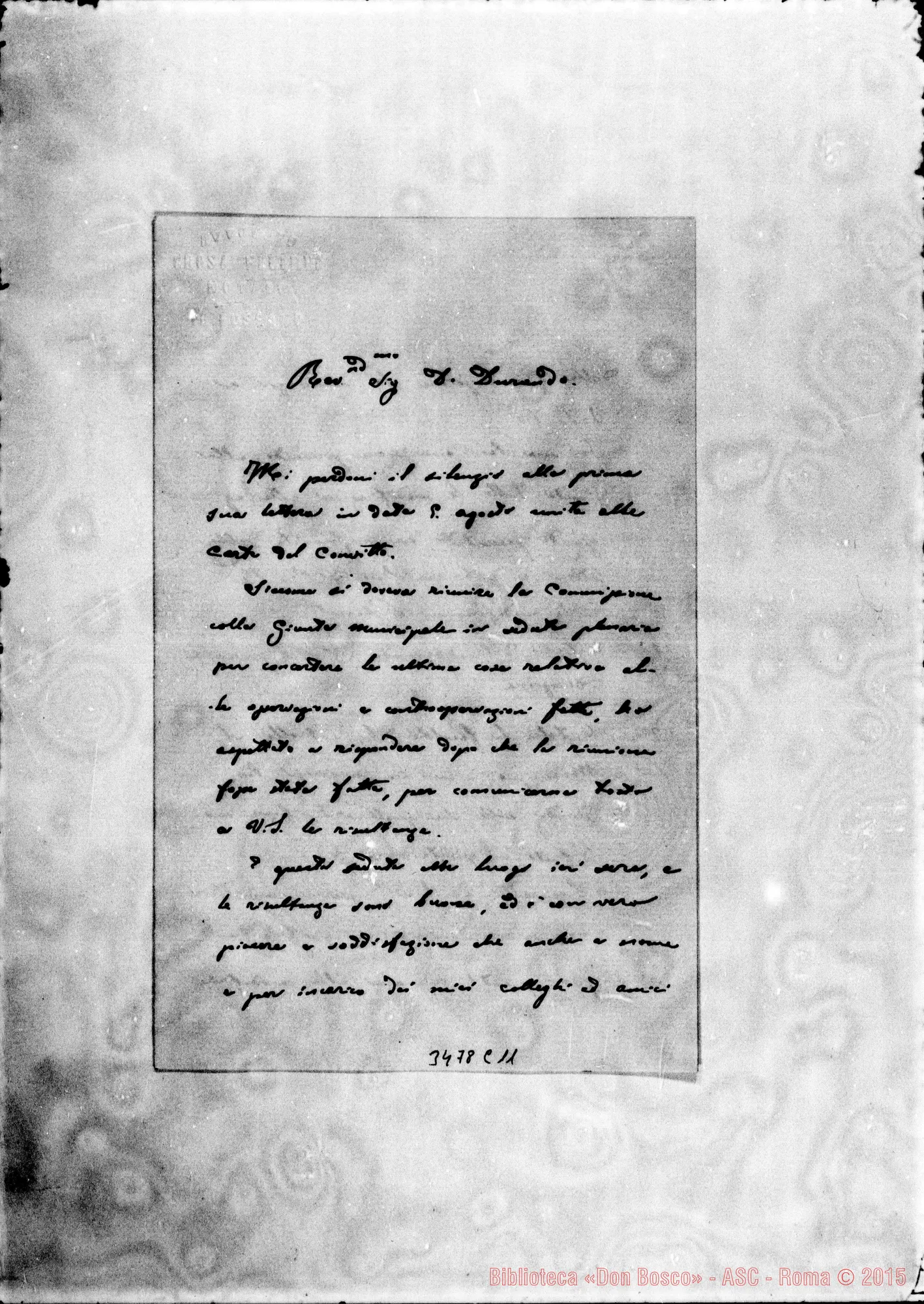 Fotogramma C 11 — Avv. Crosa-Don Durando. Fossano, 10-08-1899
