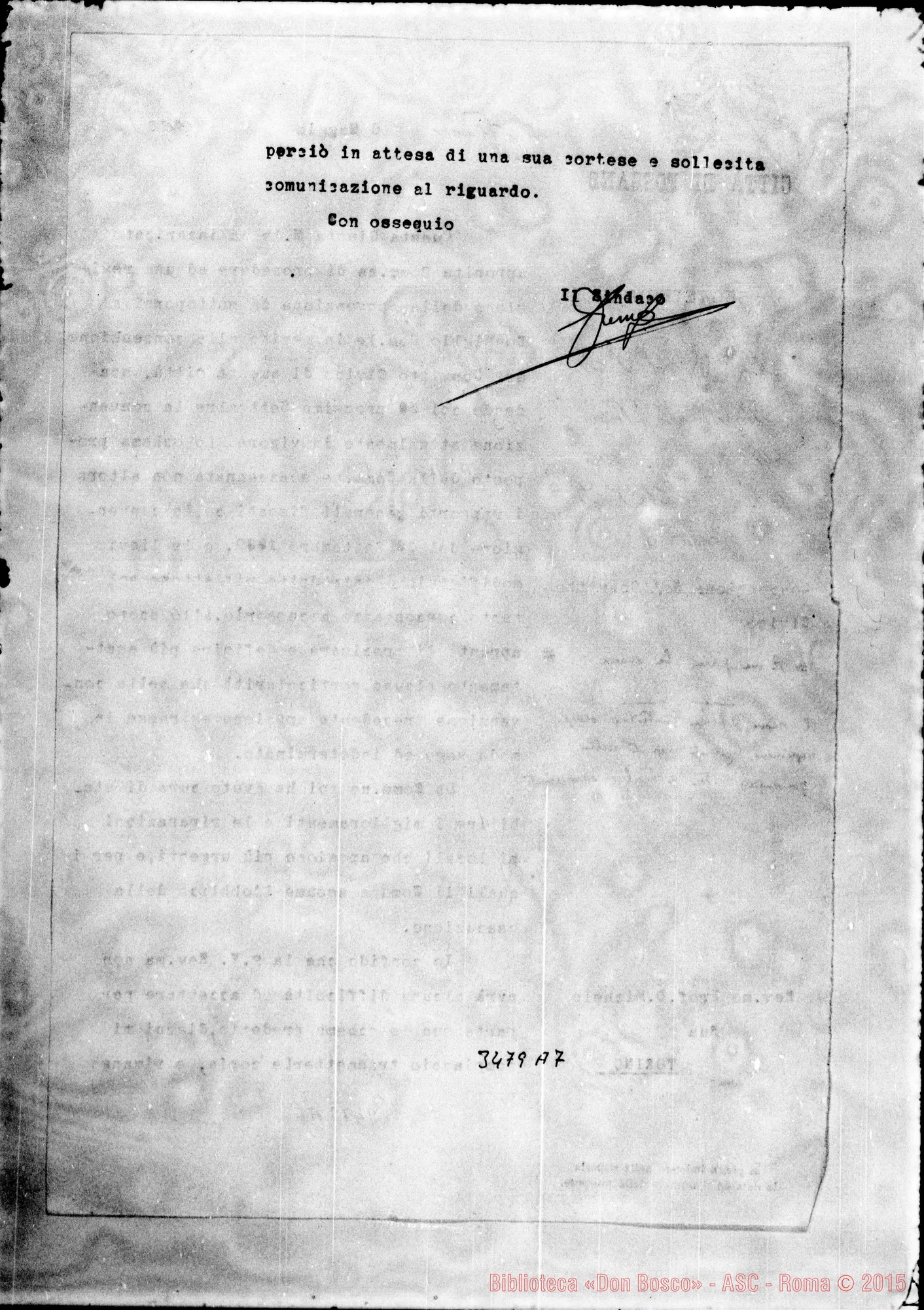 Fotogramma A 7 — Sindaco di Fossano-Don Rua, il 6-05-1909