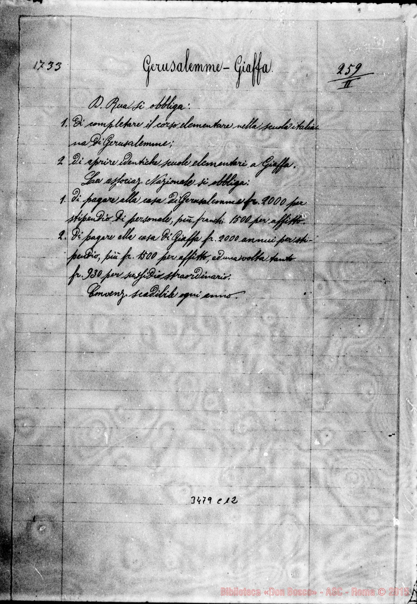 Fotogramma C 12 — Convenzione: estratti, il 12-09-1904