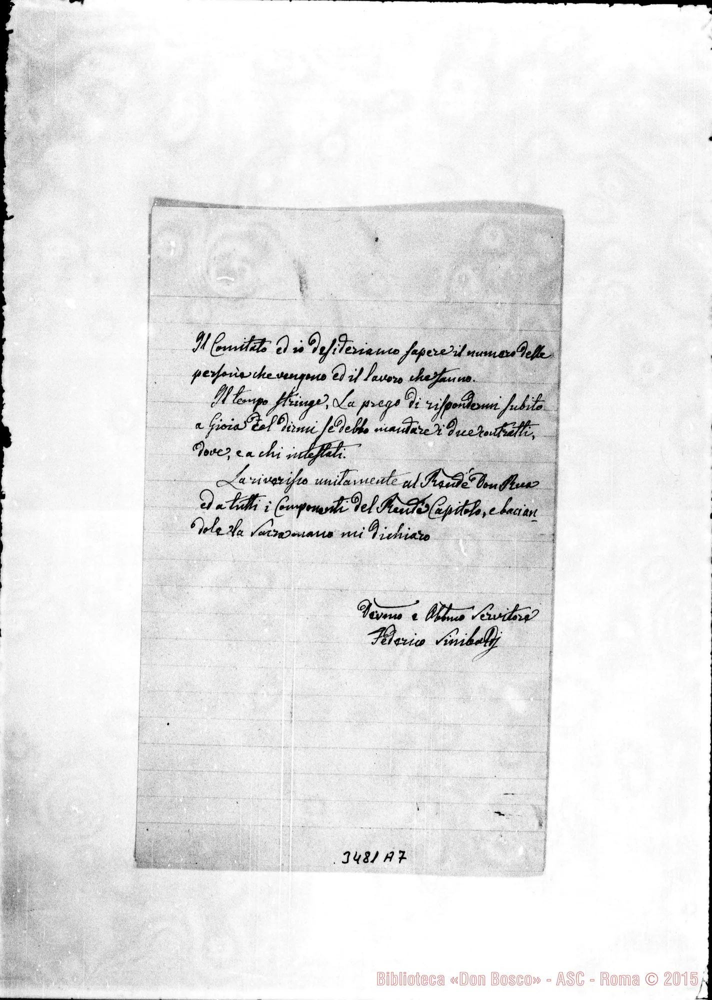 Fotogramma A 7 — Sinibaldi-Don Cerruti. Caserta, 16-09-1907