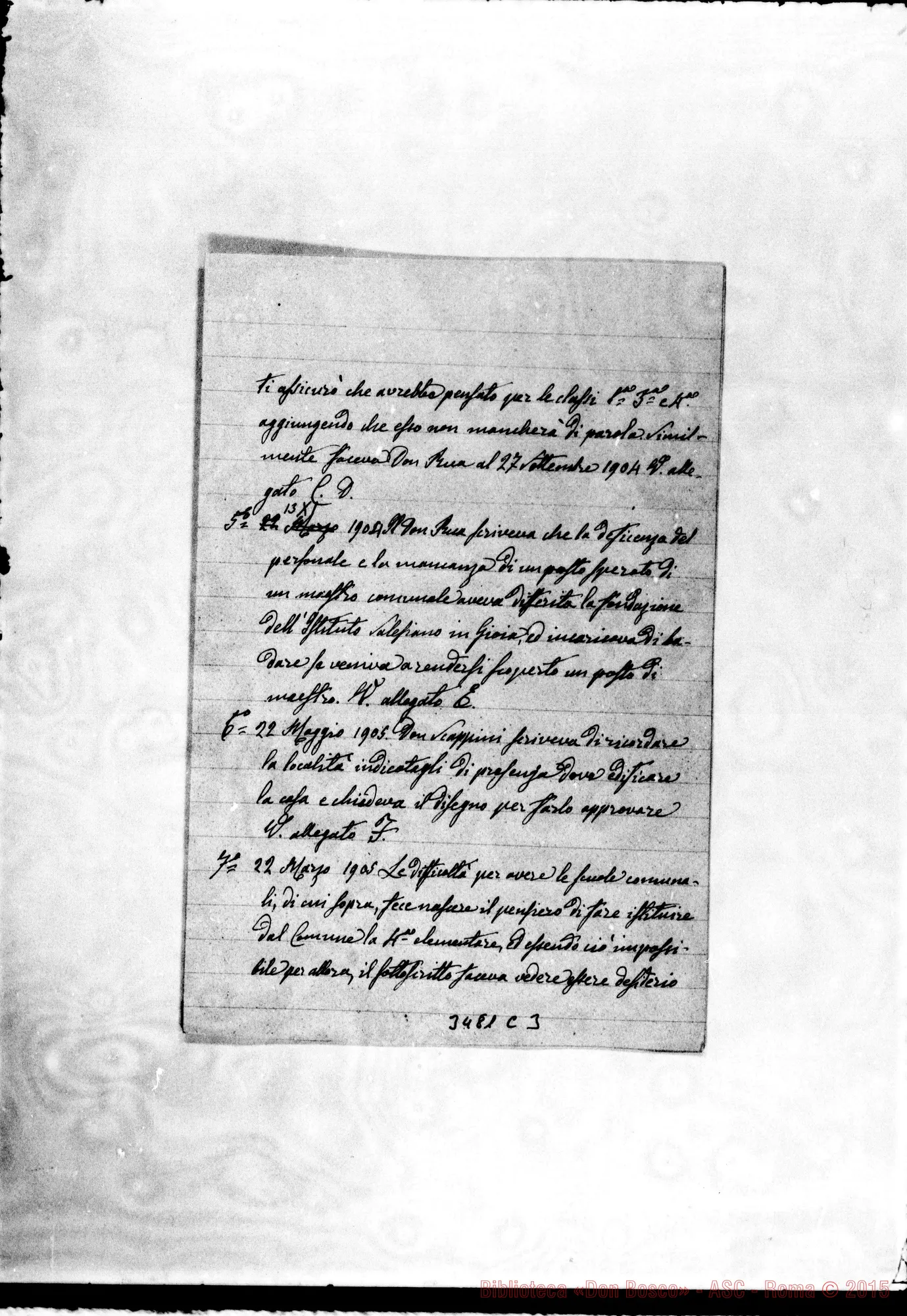 Fotogramma C 3 — Sinibaldi-Don Rua. Gioia de’ Marsi, 22-10-1907