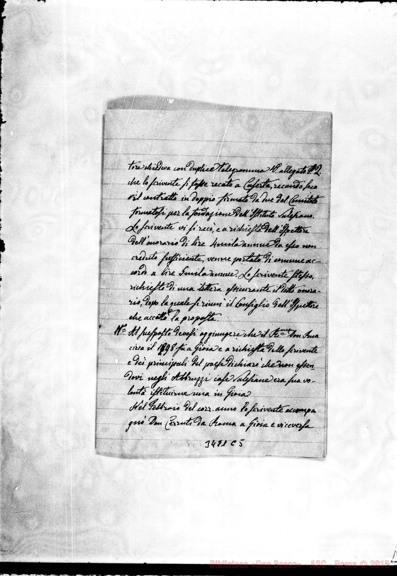Fotogramma C 5 — Sinibaldi-Don Rua. Gioia de’ Marsi, 22-10-1907