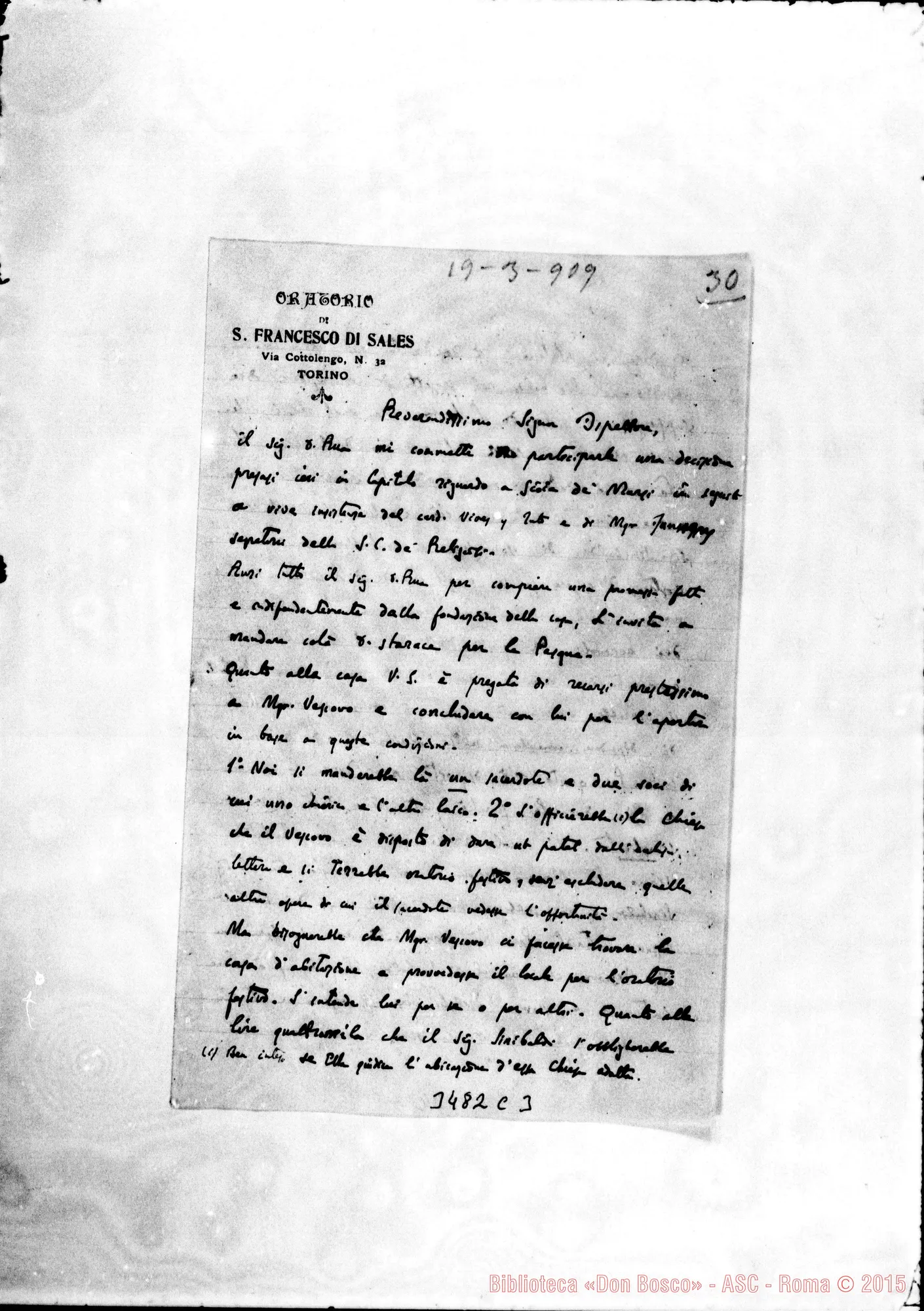 Fotogramma C 3 — Don Piscetta-Ispettore. Torino, 19-03-1909