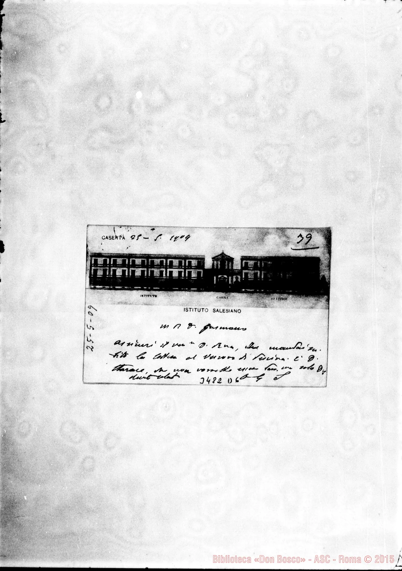 Fotogramma D 6 — Don Scappini-Don Gusmano. Caserta, 25-05-1909