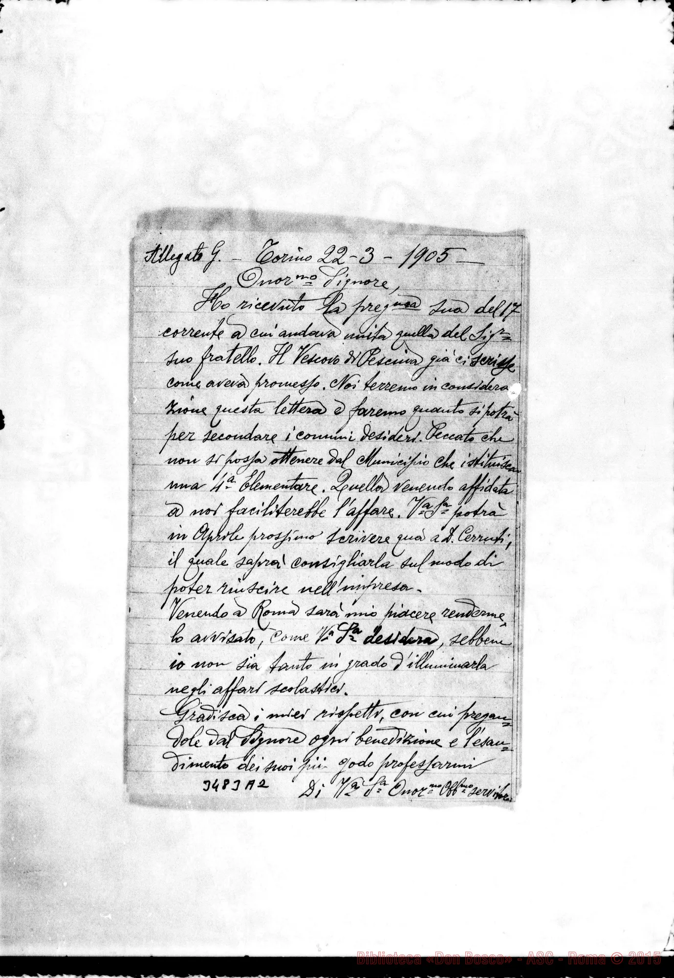 Fotogramma A 2 — Copie di lettere