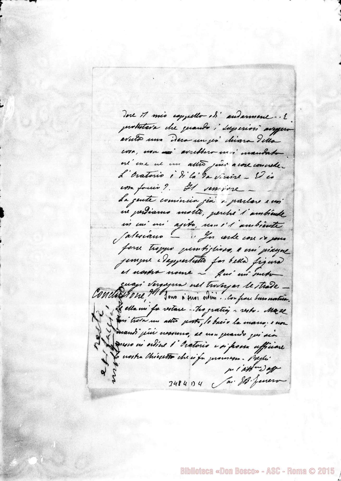 Fotogramma D 4 — Don Giov. Batt. Ferrero-Don Cerruti. Iseo, 26-09-1904