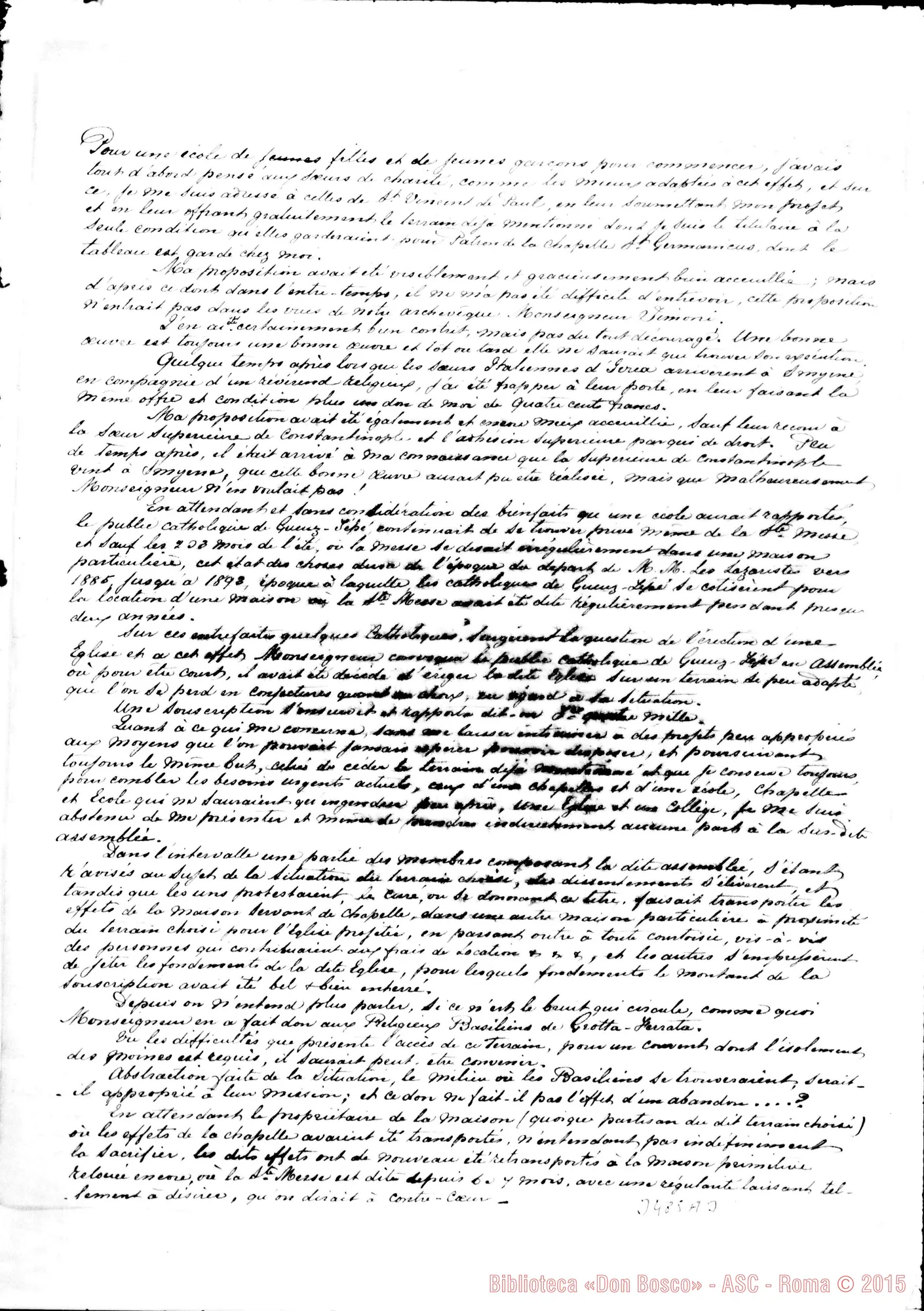 Fotogramma A 3 — P. Giudici-Card. Parocchi. Smyrne, 20-01-1897 Copia