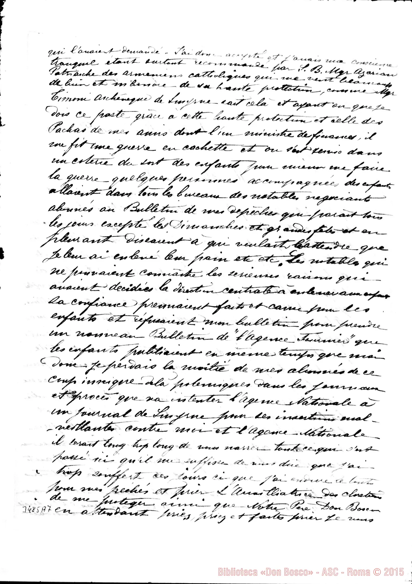 Fotogramma A 7 — Pierre Silvester Castor-Don Rua. Smyrne, 25-01-1897 Autogr. Rua