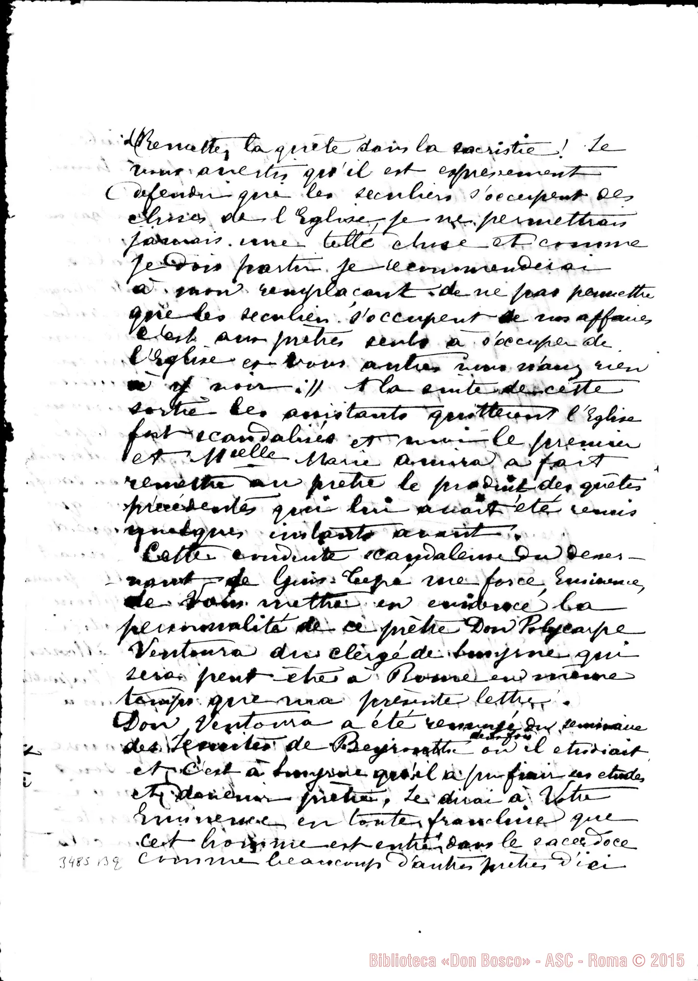 Fotogramma B 9 — Pierre Sylvester Castor-Eminenza Rev.ma. Smyrne, 22-07-1898