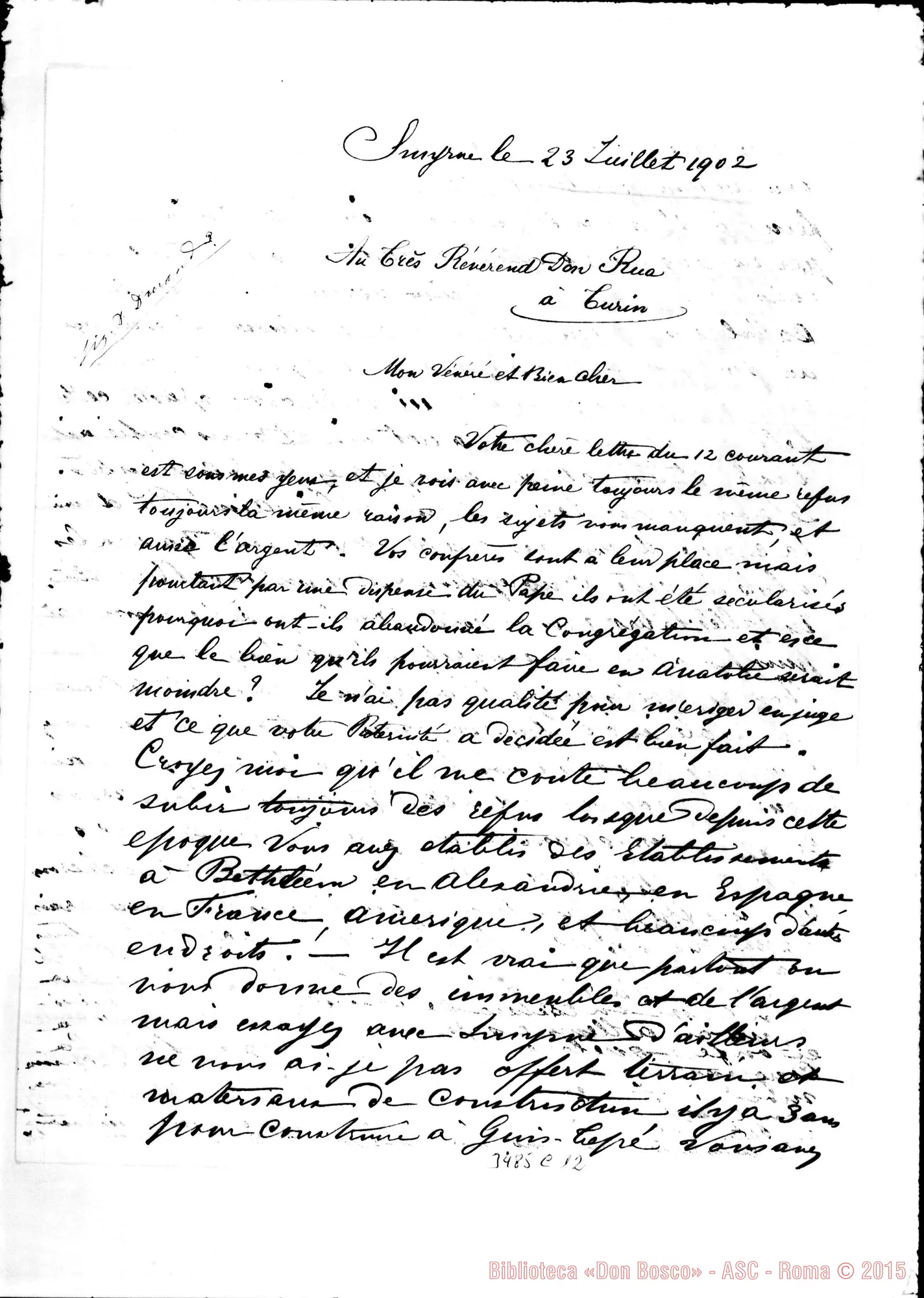 Fotogramma C 12 — Pierre Sylvester Castor-Don Rua. Smyrne, 23-07-1902