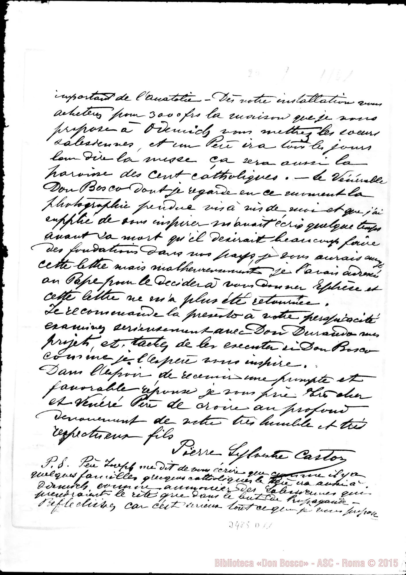 Fotogramma D 11 — Pierre Sylvester Castor-Don Rua. Smyrne, 20-09-1902