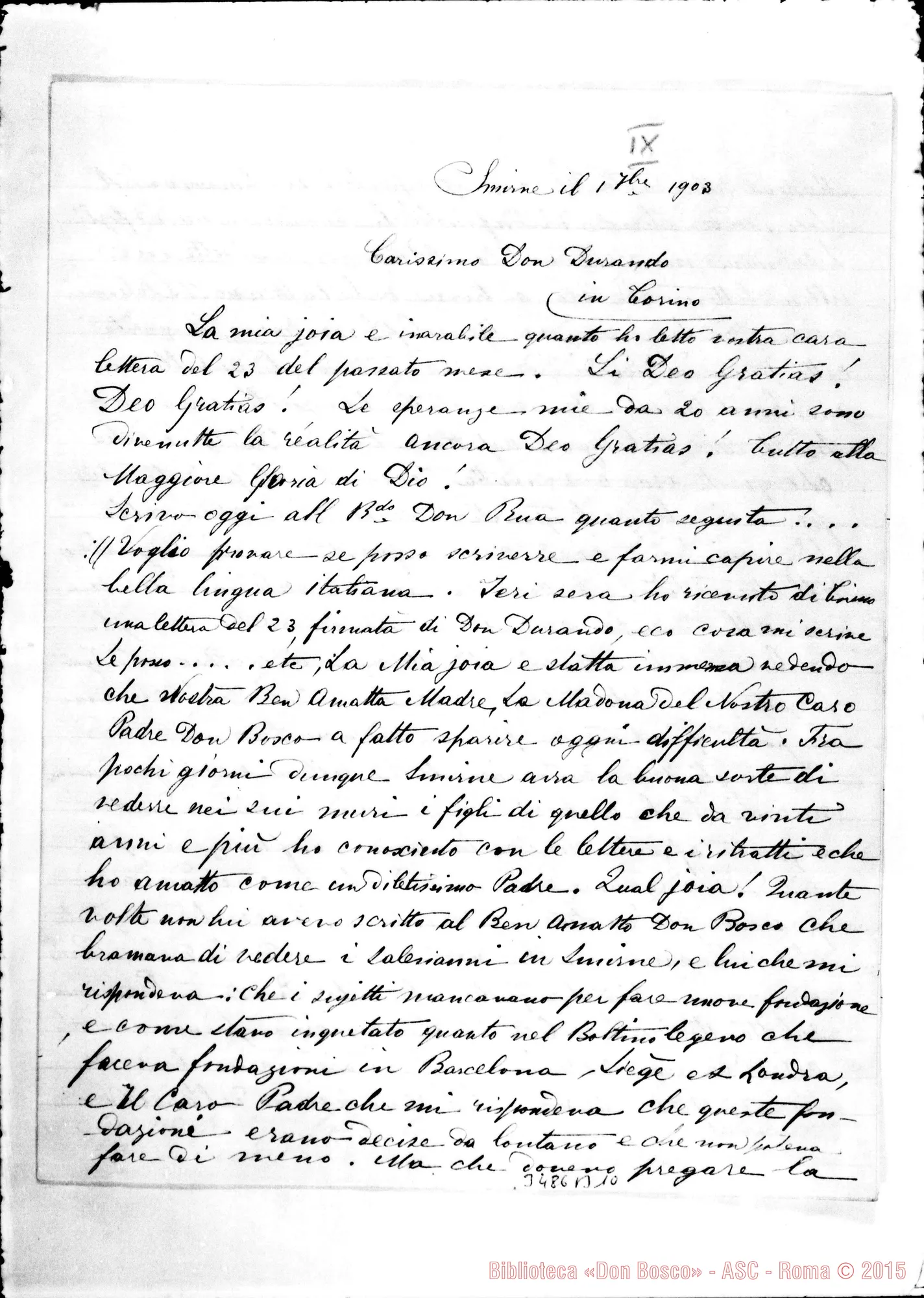 Fotogramma B 10 — Pierre Sylvester Castor-Don Durando. Smyrne, 1-09-1903