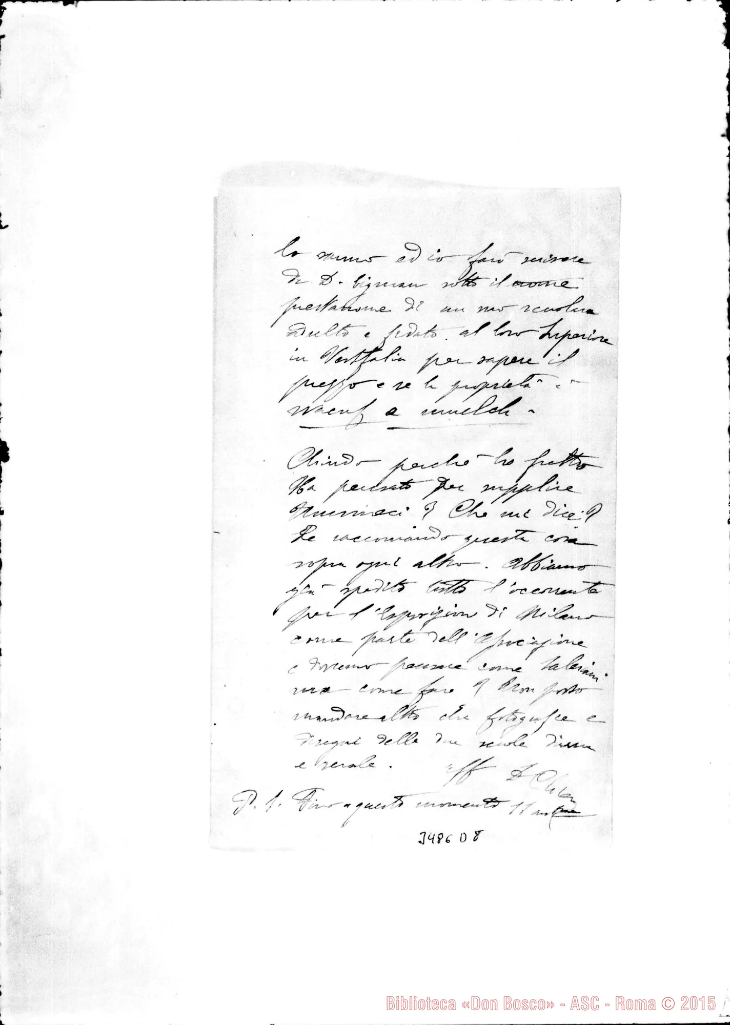 Fotogramma D 8 — Don Giovanni Chiesa-Ispettore. Smirne, 5-03-1906