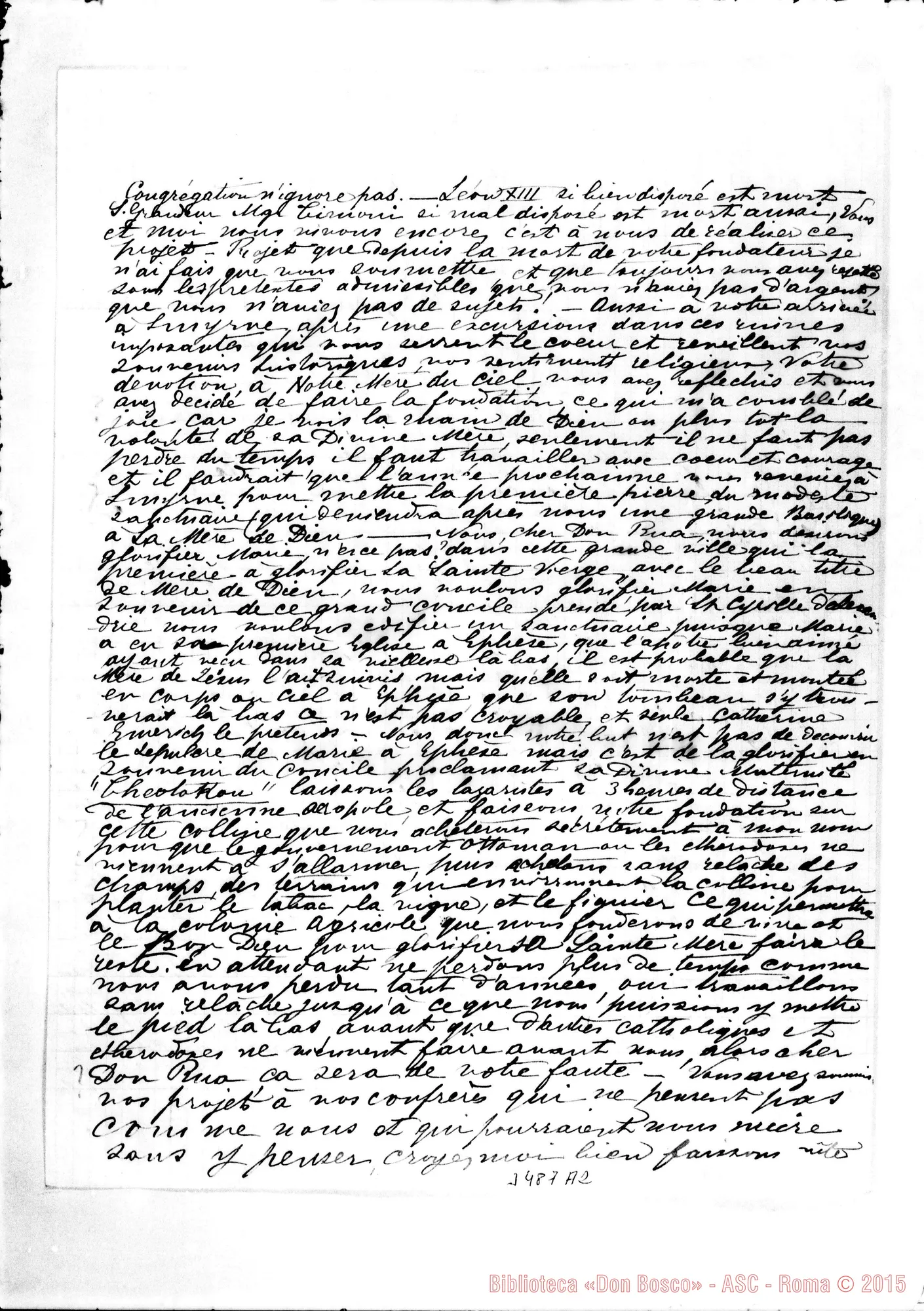 Fotogramma A 2 — Pierre Sylvester Castor-Don Rua. Smyrne, 7-04-1908 Autogr. Rua