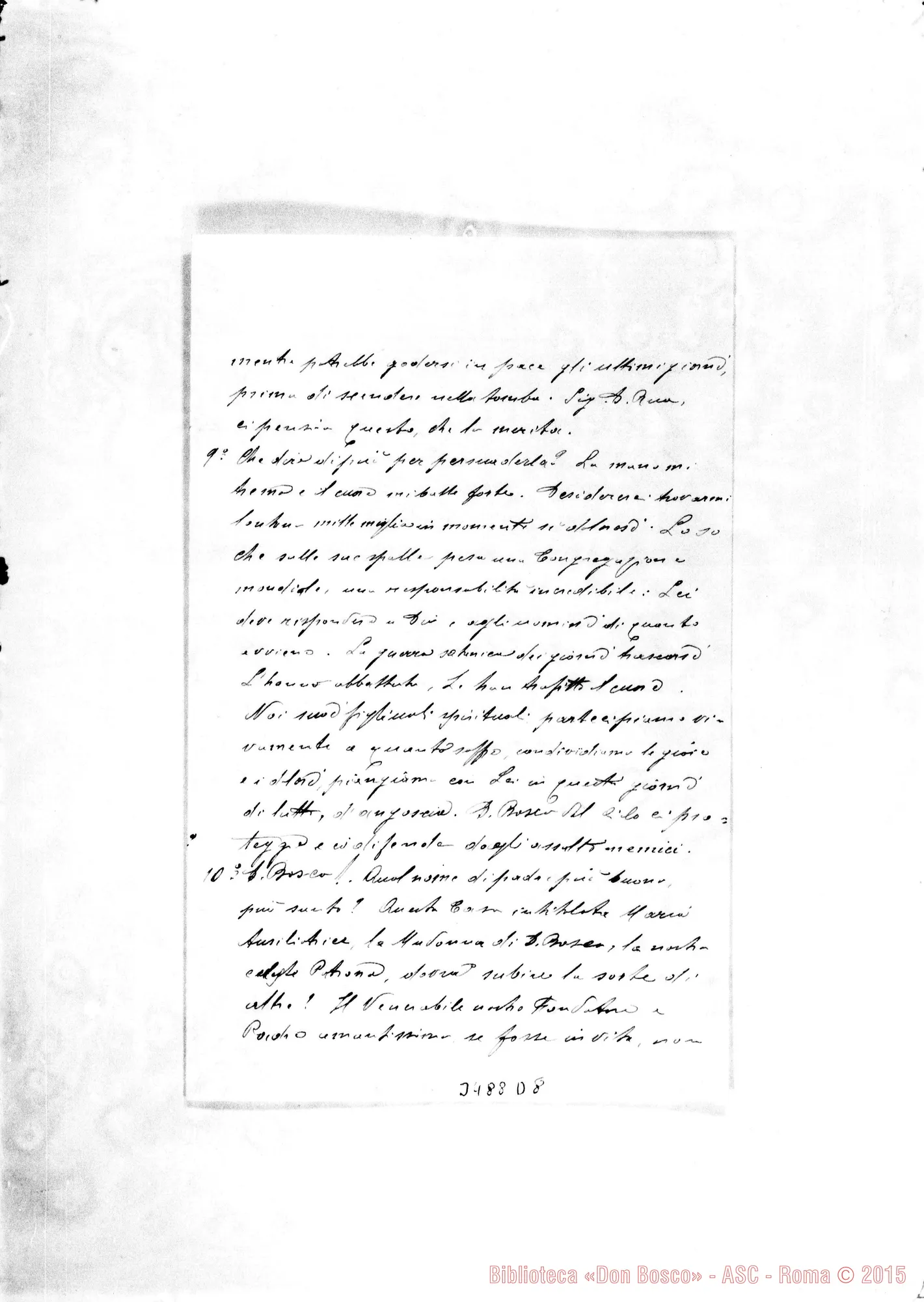 Fotogramma D 8 — Don Antonio Sordo-Don Rua. Jesi, 28-08-1907