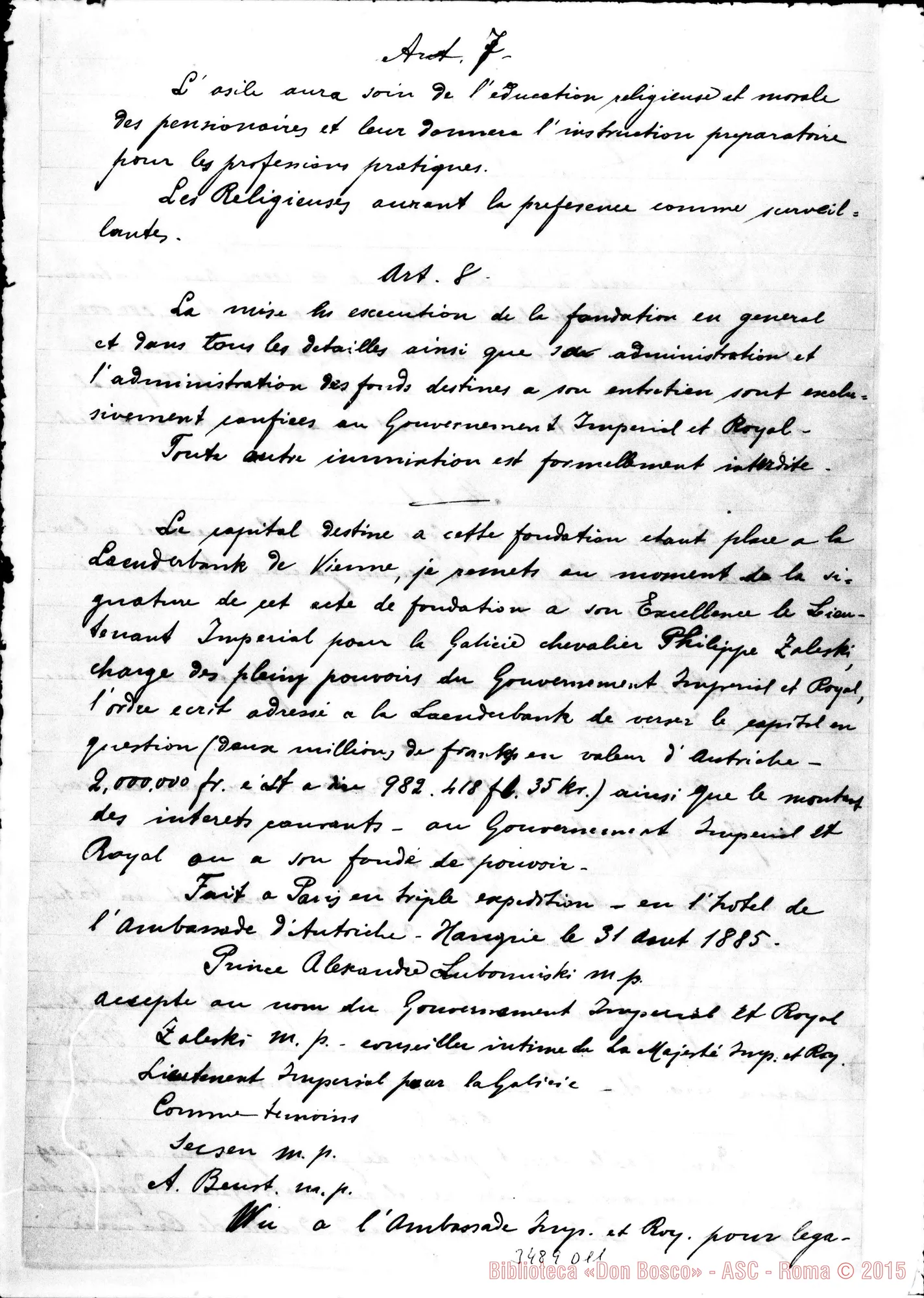 Fotogramma D 11 — Atti di fondazione