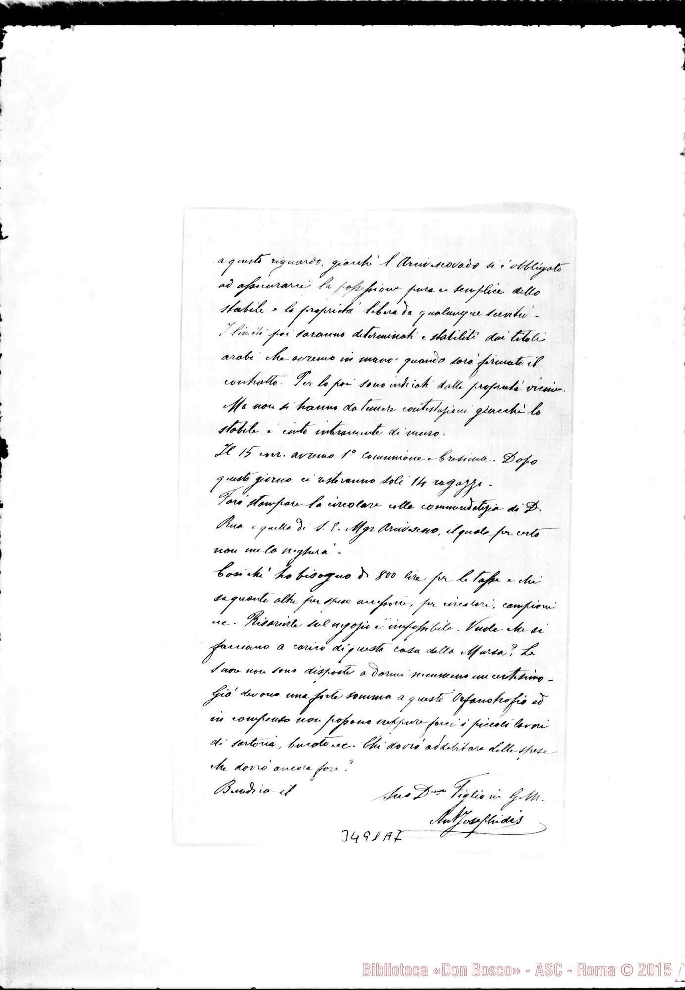 Fotogramma A 7 — Don Josephidi Antonio-Don Durando. La Marsa, 11-08-1897