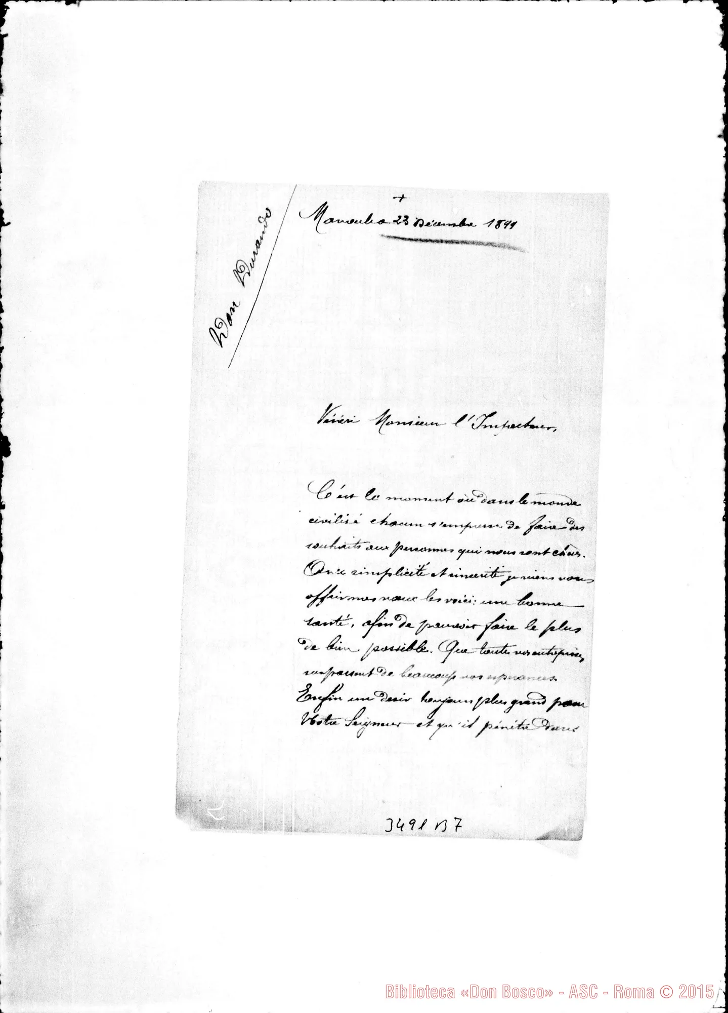 Fotogramma B 7 — Don Vidal-Ispecteur. La Manouba, 23-12-1899